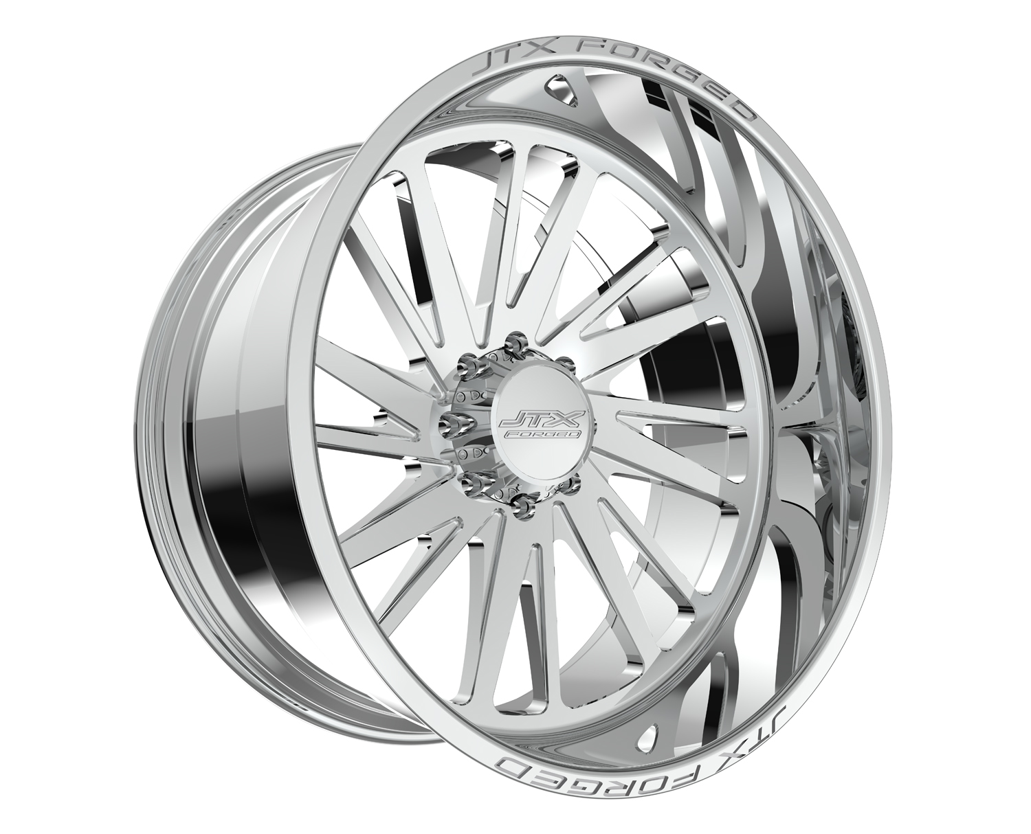 JTX Forged Concave Wheels Prodigy Polished 22x10 -25mm Offset