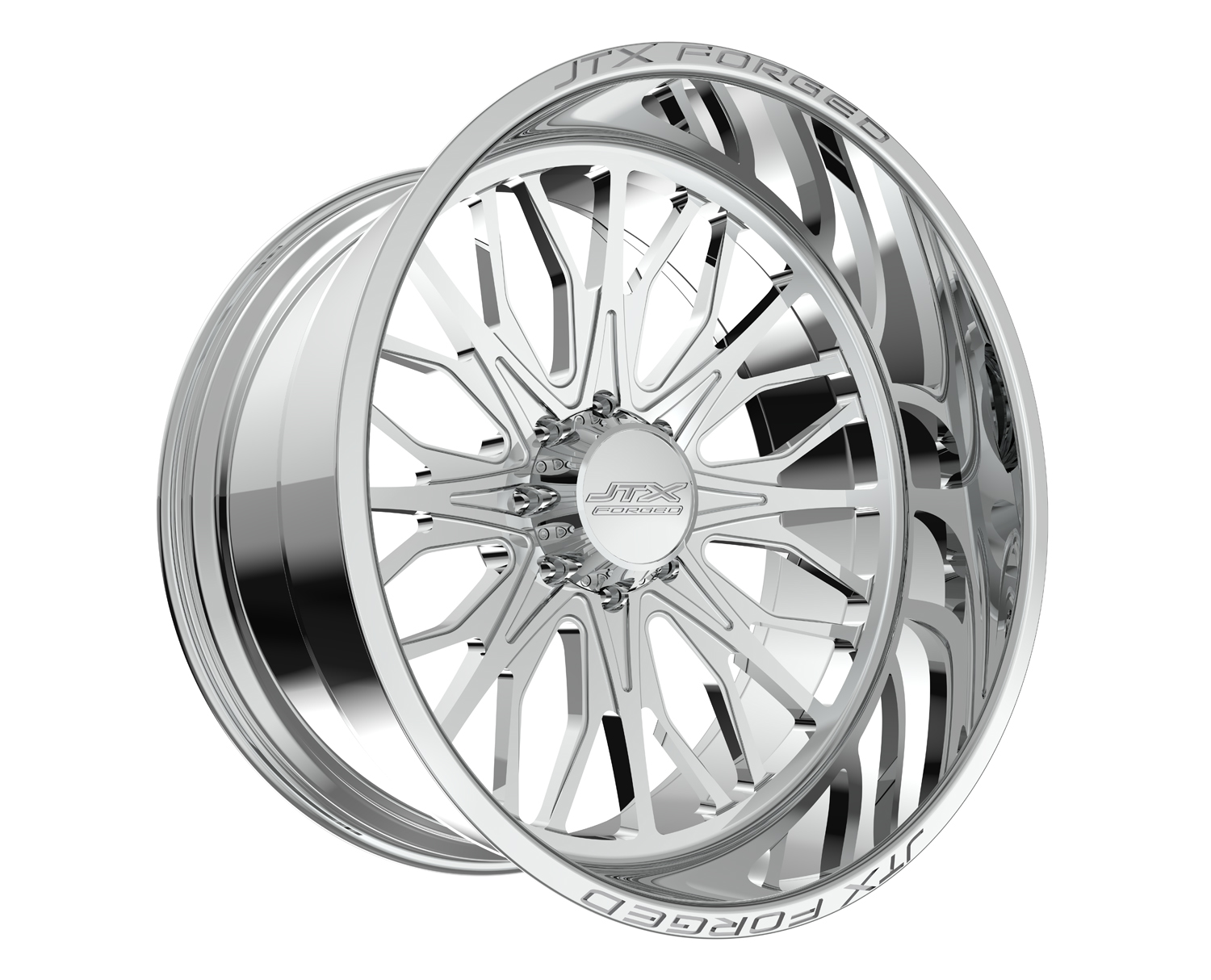 JTX Forged Concave Wheels Intrepid Polished 22x10 -25mm Offset