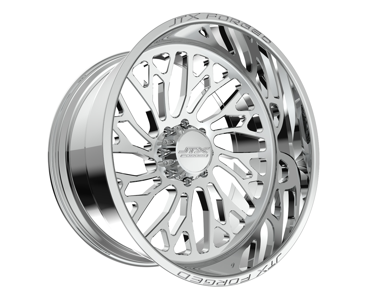 JTX Forged Concave Wheels Lotus Polished 22x10 -25mm Offset