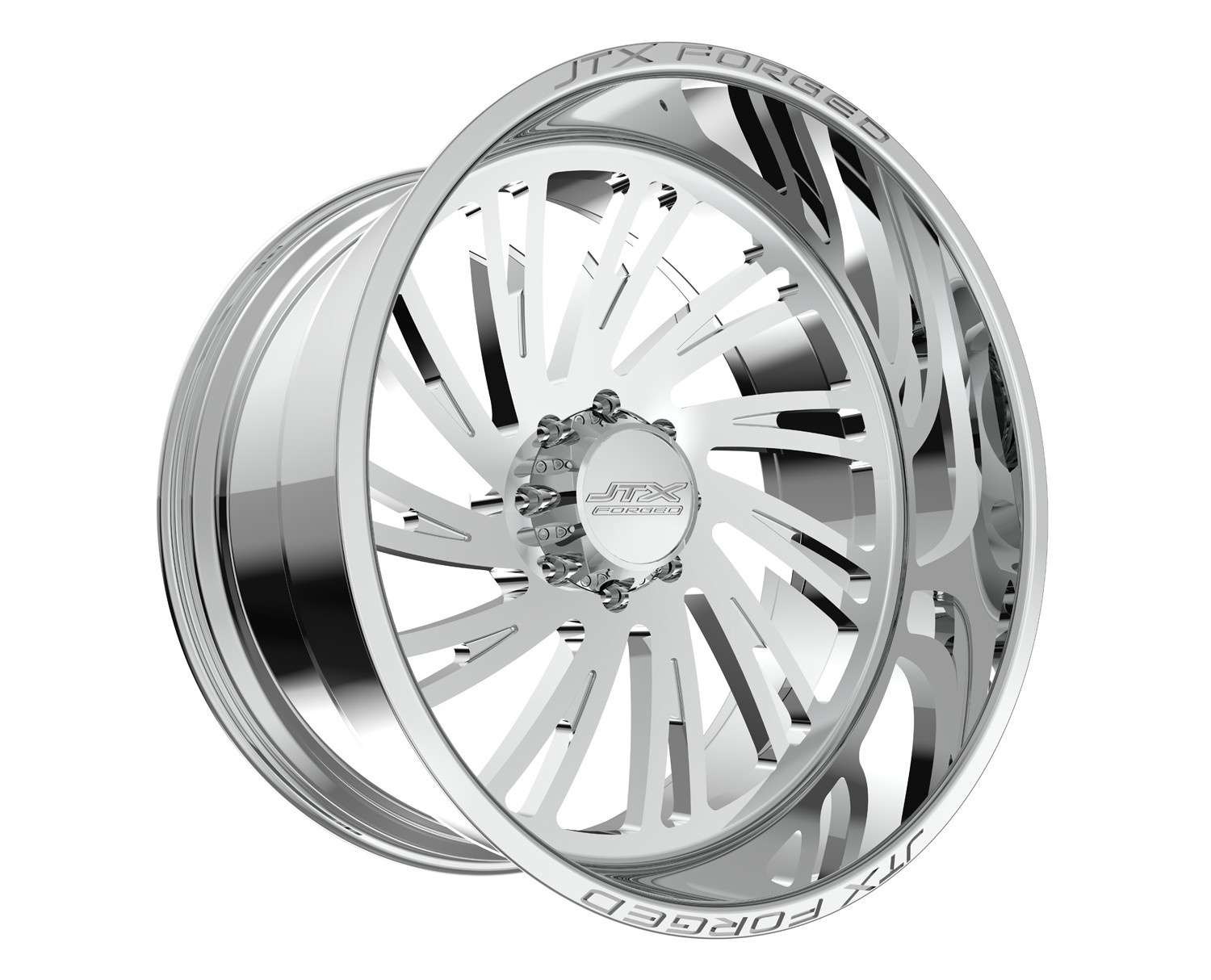 JTX Forged Concave Wheels Rumble Polished 30x16 -101mm Offset