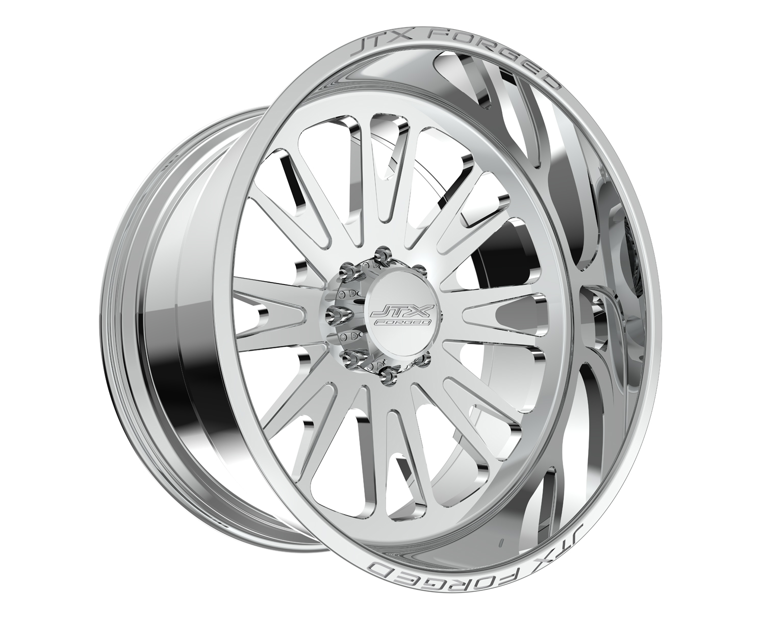 JTX Forged Concave Wheels Ballistic Polished 22x10 -25mm Offset