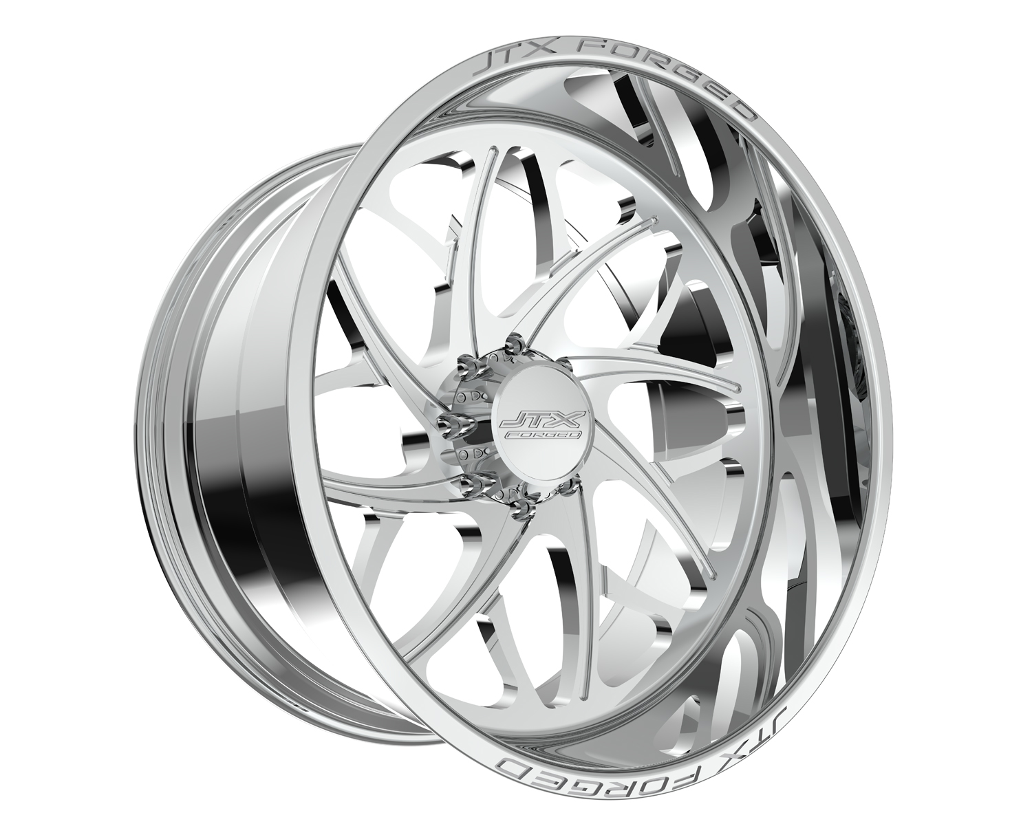 JTX Forged Concave Wheels Bio Polished 22x10 -25mm Offset