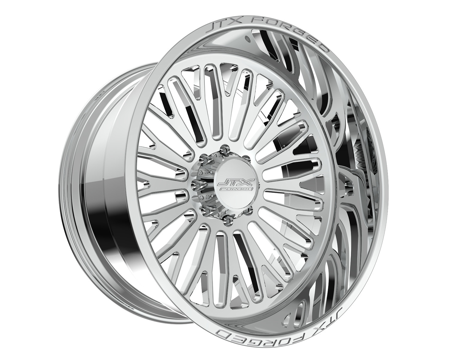 JTX Forged Concave Wheels Botanic Polished 30x16 -101mm Offset