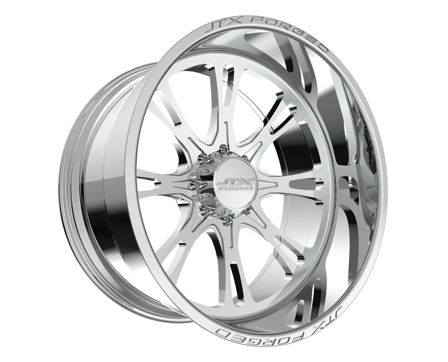 JTX Forged Concave Wheels Grip Polished 22x10 -25mm Offset