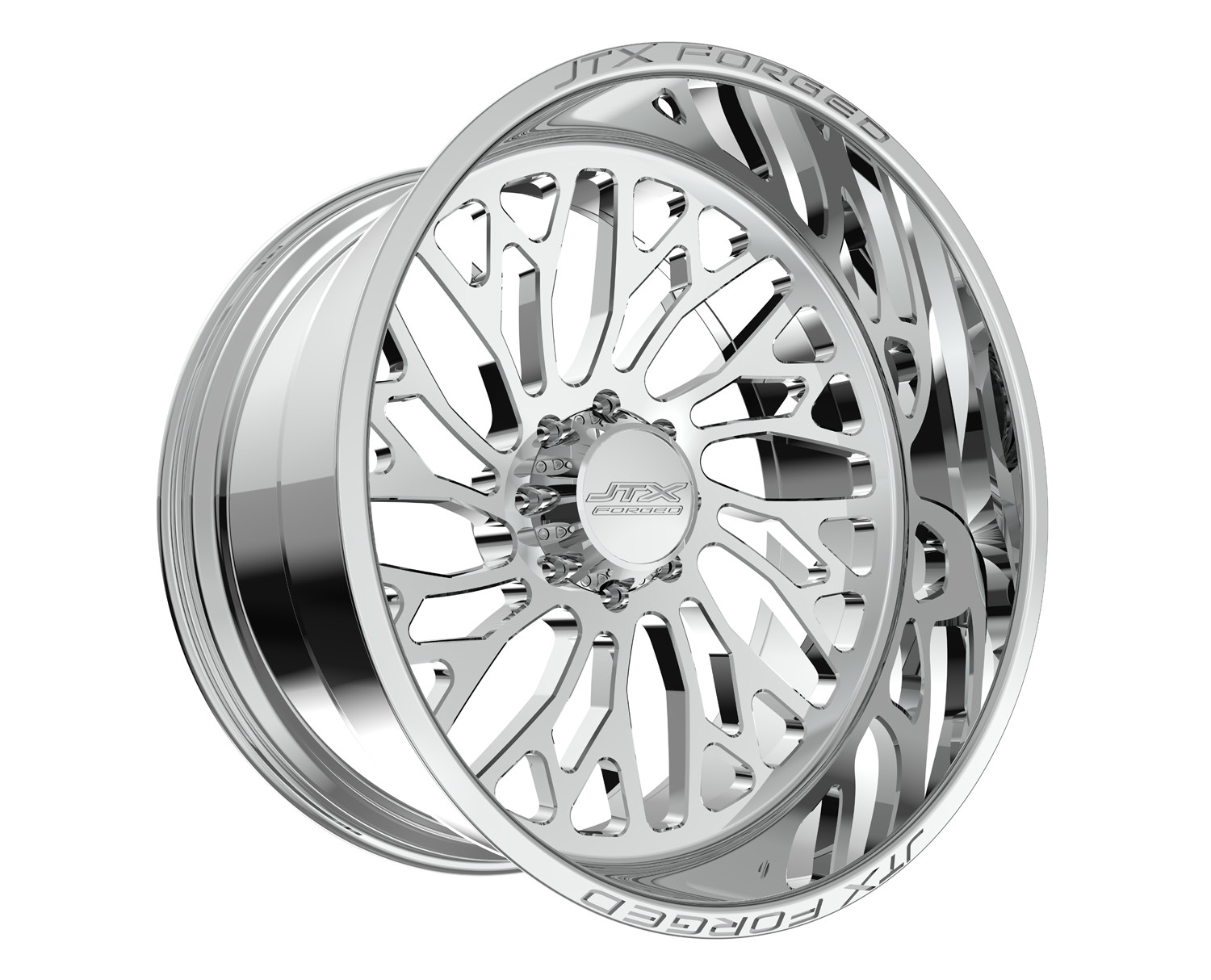 JTX Forged Concave Wheels Lotus Polished 30x16 -101mm Offset