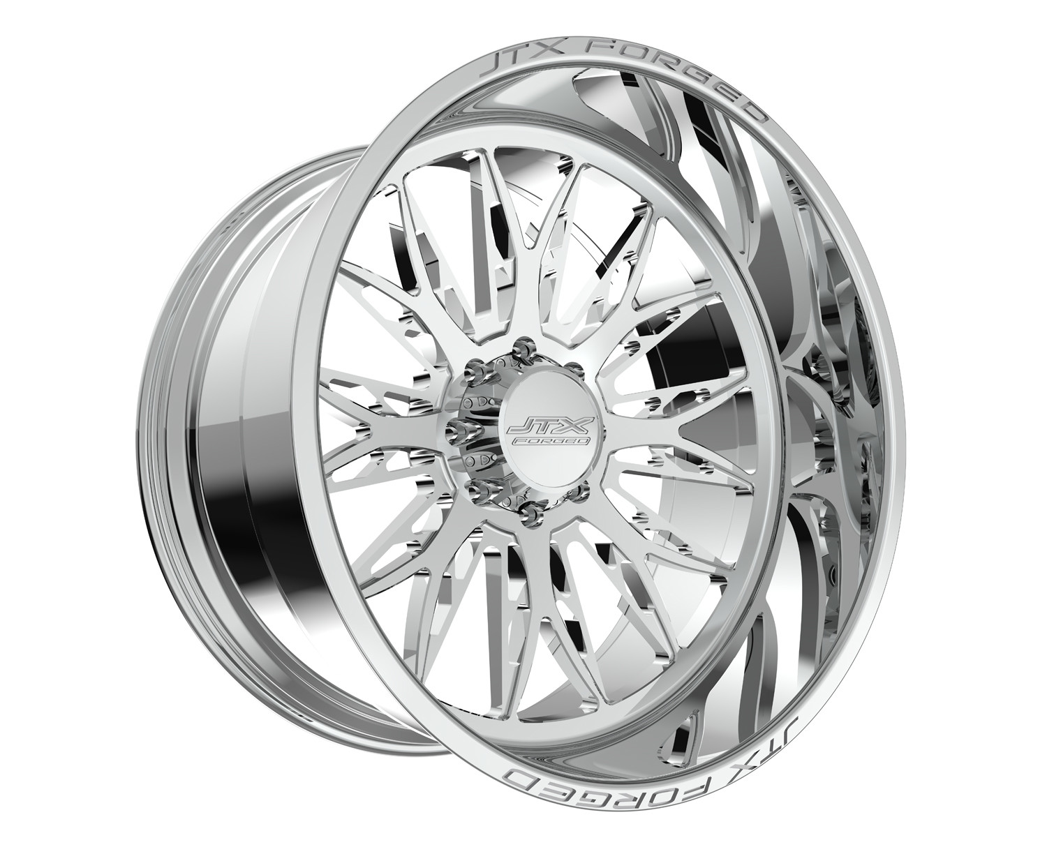 JTX Forged Concave Wheels Widow Polished 28x14 -76mm Offset