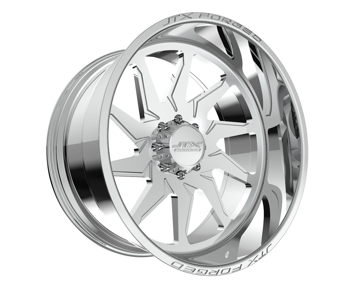 JTX Forged Concave Wheels Jefe Polished 22x10 -25mm Offset