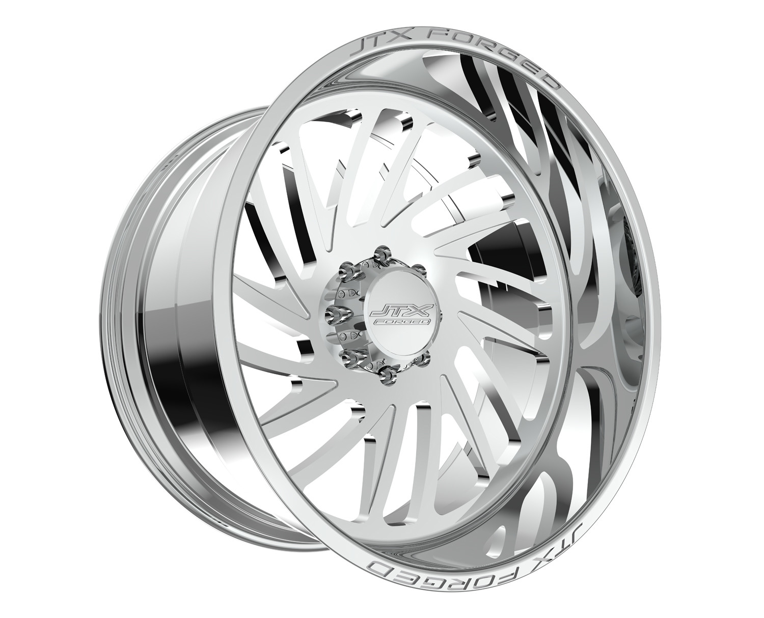 JTX Forged Concave Wheels Centerfire Polished 30x16 -101mm Offset