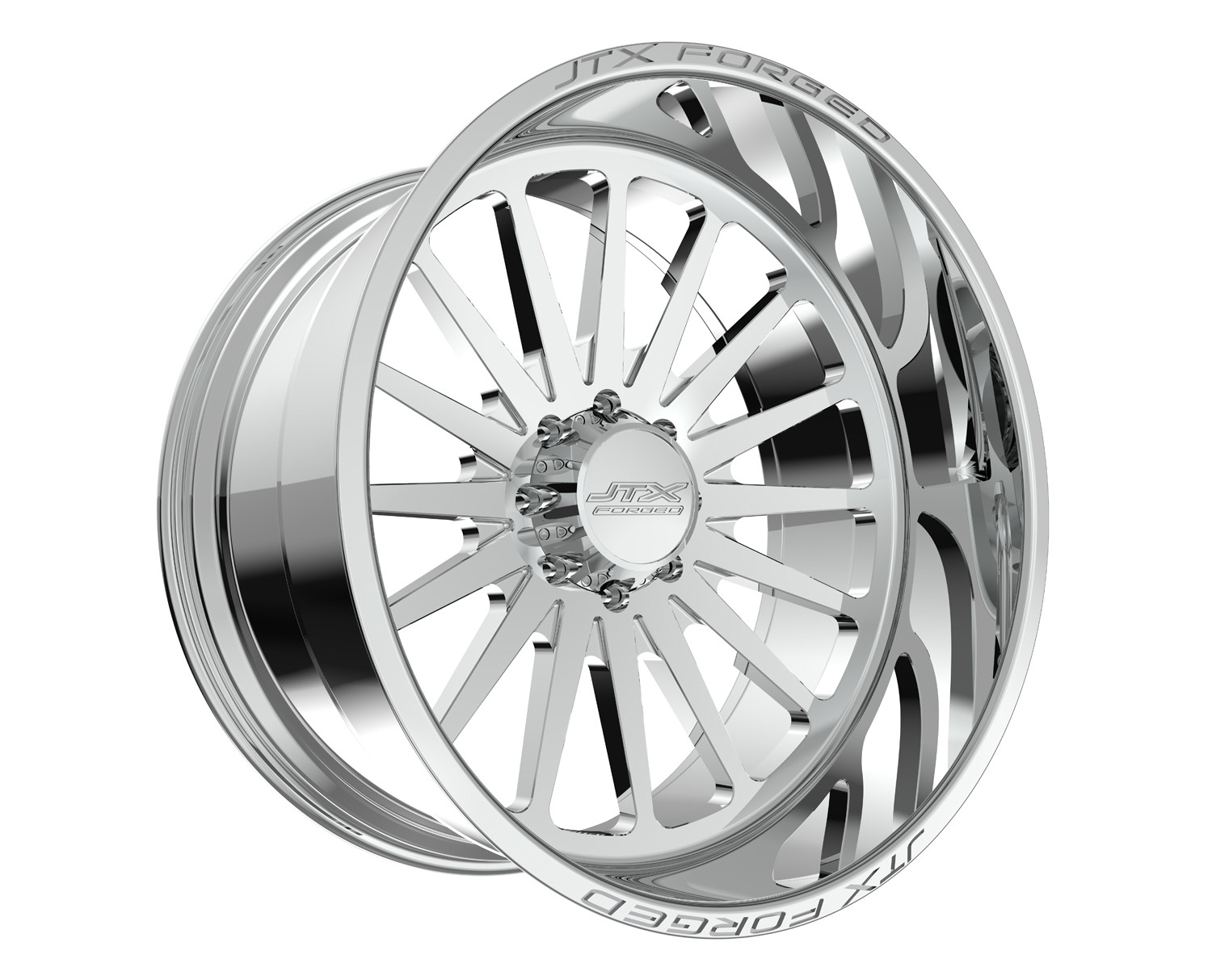 JTX Forged Concave Wheels Silencer Polished 28x14 -76mm Offset