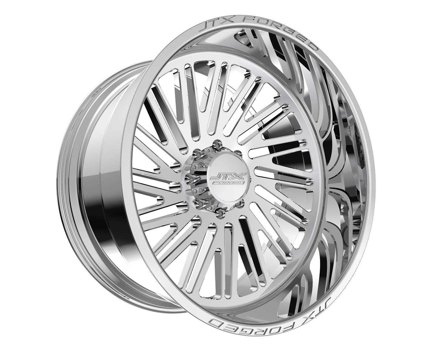 JTX Forged Concave Wheels Mortal Polished 22x10 -25mm Offset