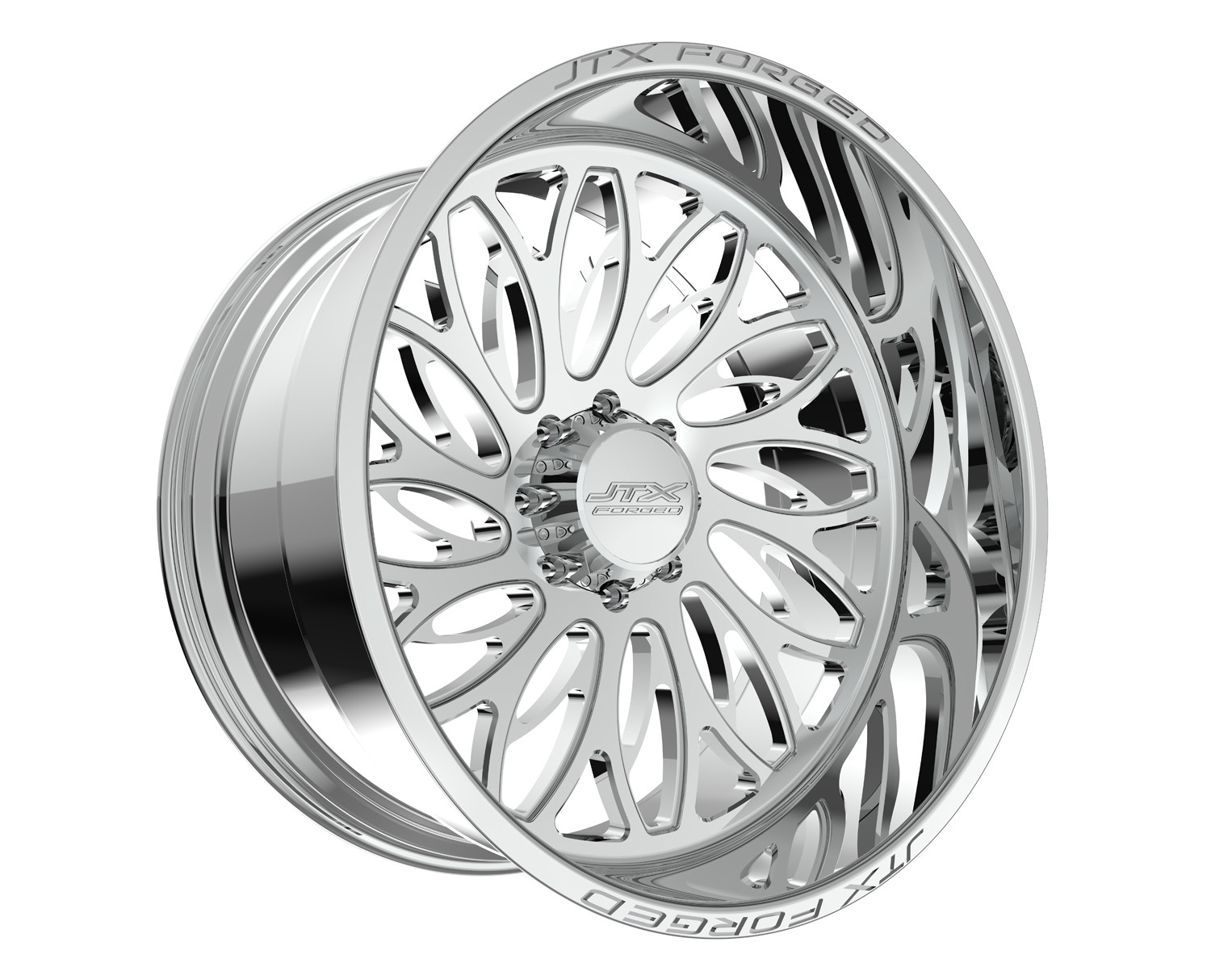 JTX Forged Concave Wheels Arcane Polished 30x16 -101mm Offset