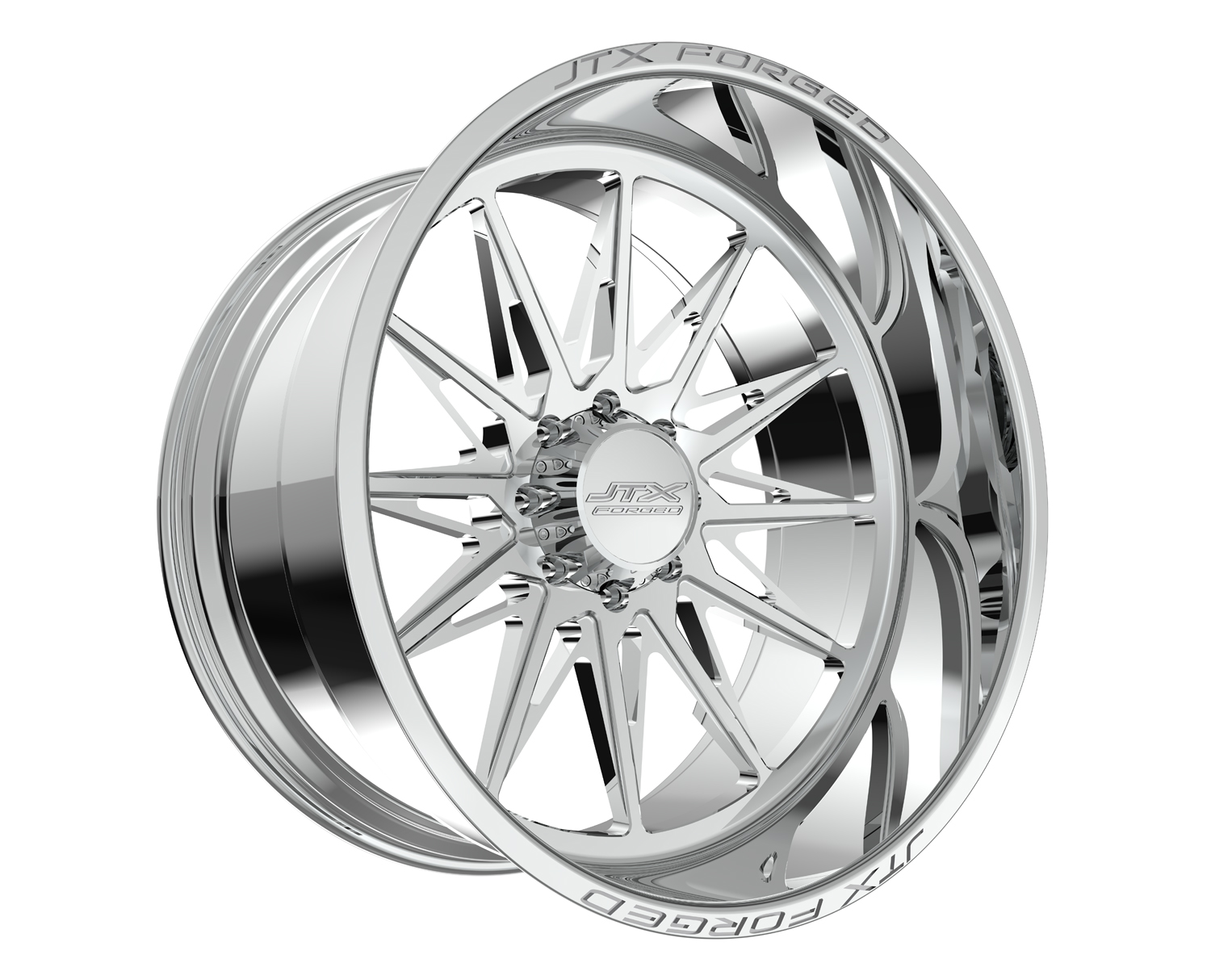 JTX Forged Concave Wheels Rozay Polished 22x10 -25mm Offset