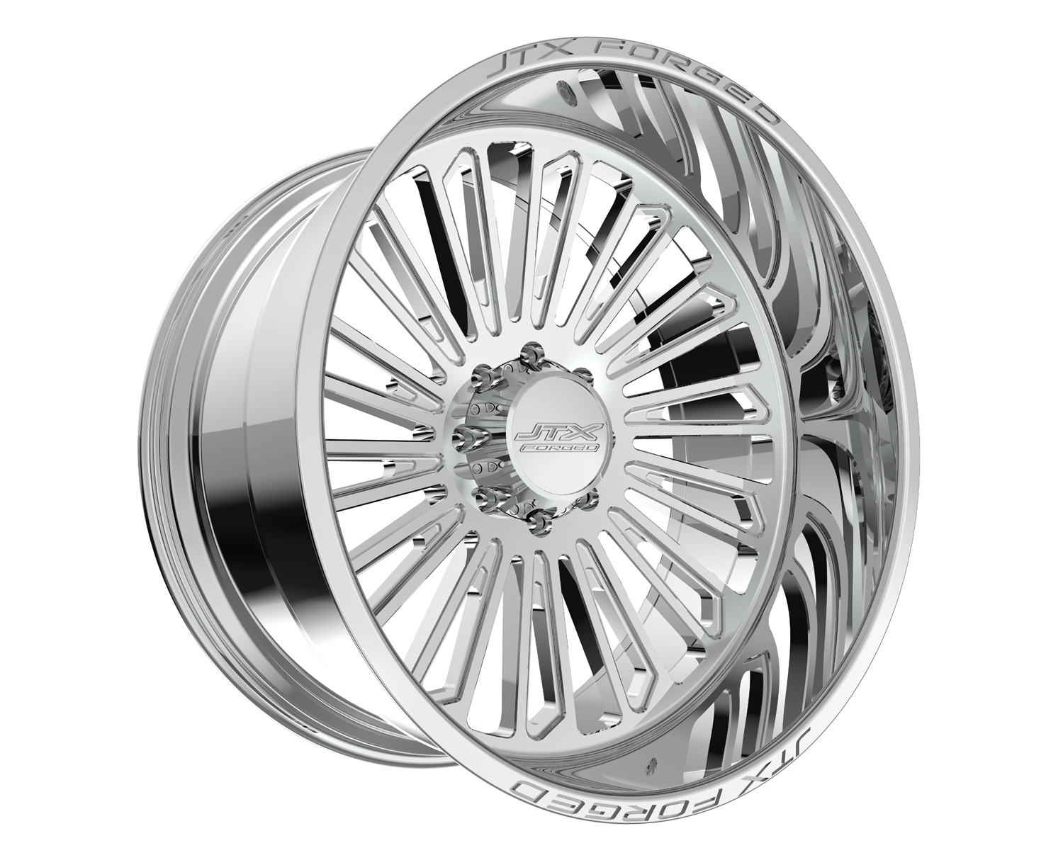 JTX Forged Concave Wheels Prime Polished 22x10 -25mm Offset