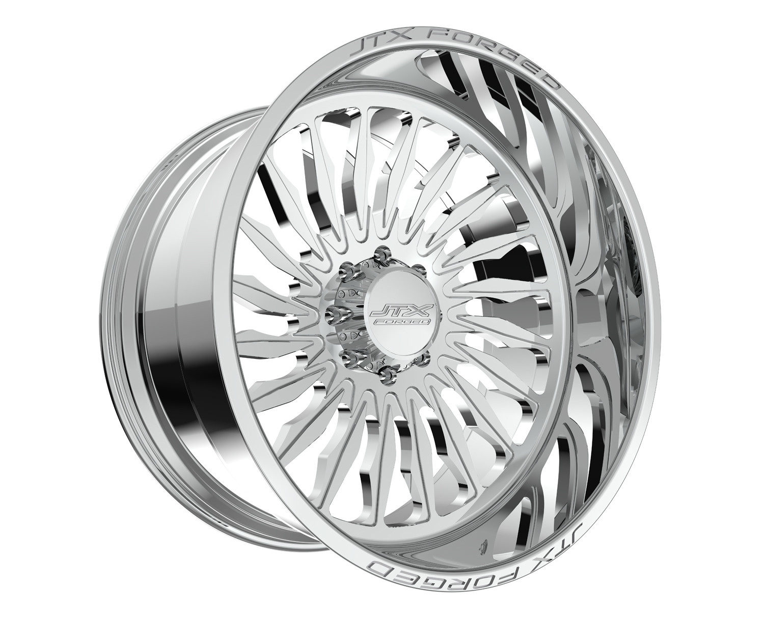 JTX Forged Concave Wheels Czar Polished 28x14 -76mm Offset