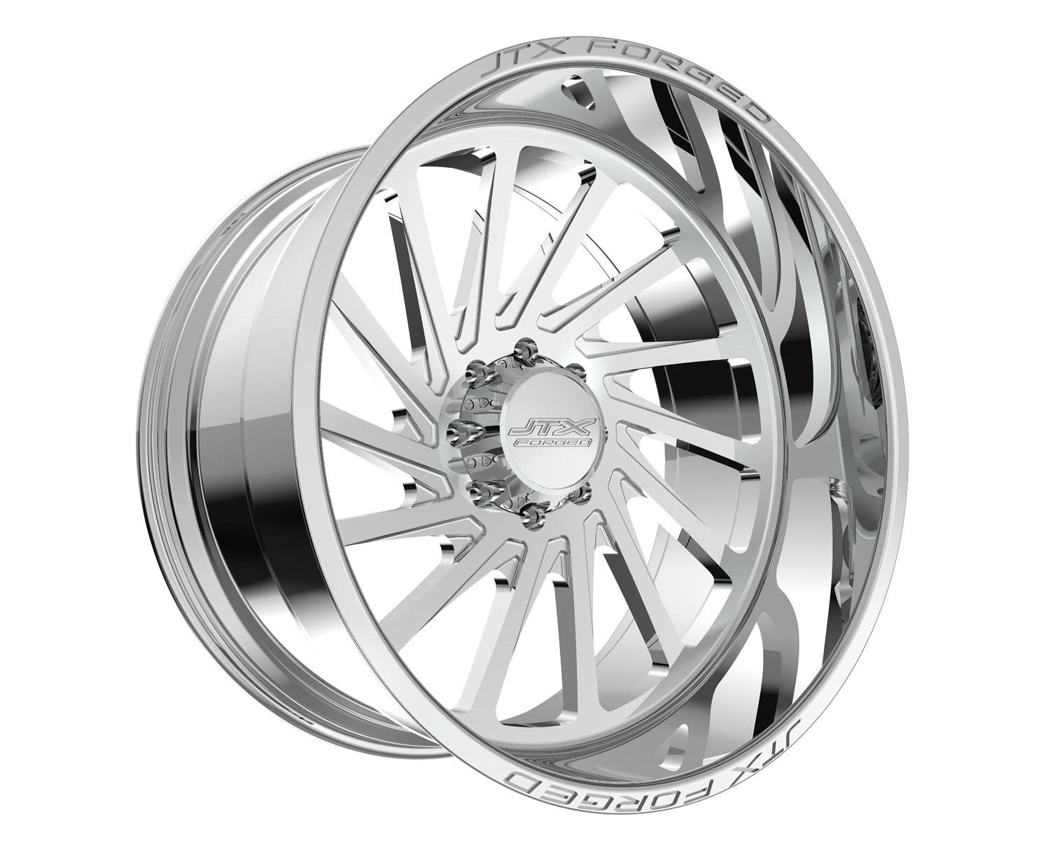 JTX Forged Concave Wheels Defector Polished 30x16 -101mm Offset