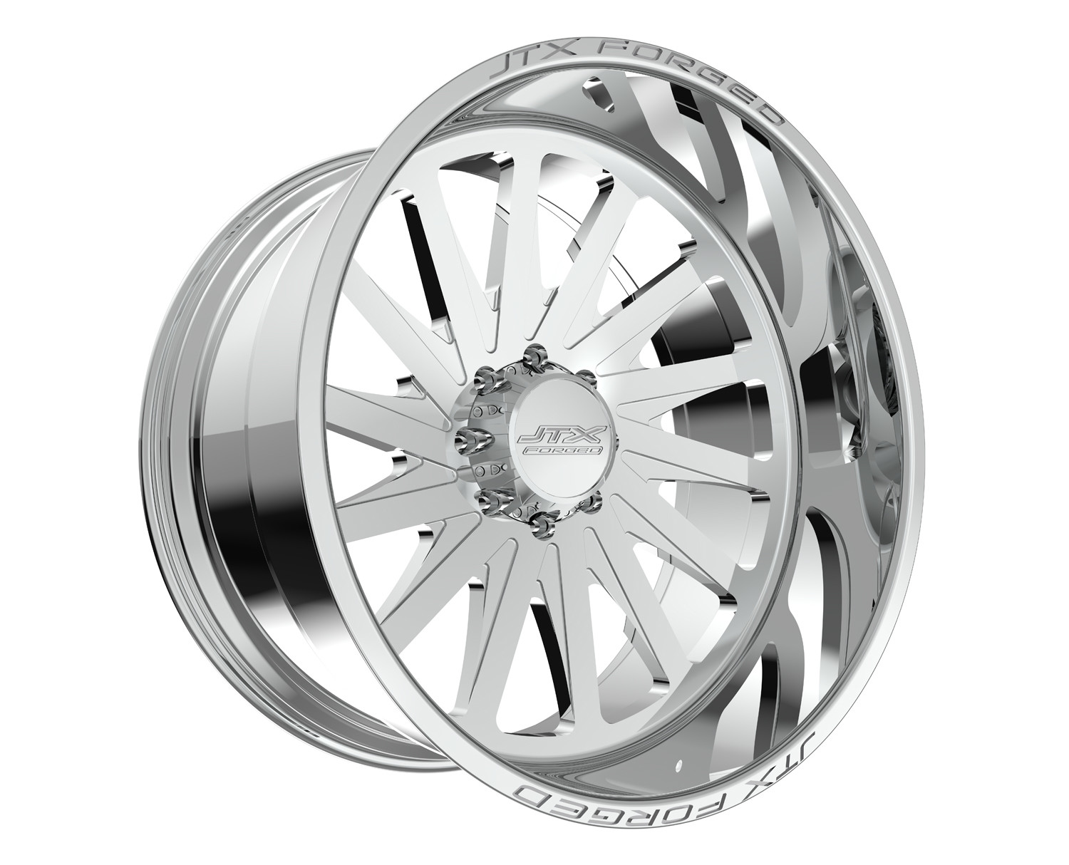 JTX Forged Concave Wheels Tomahawk Polished 30x16 -101mm Offset