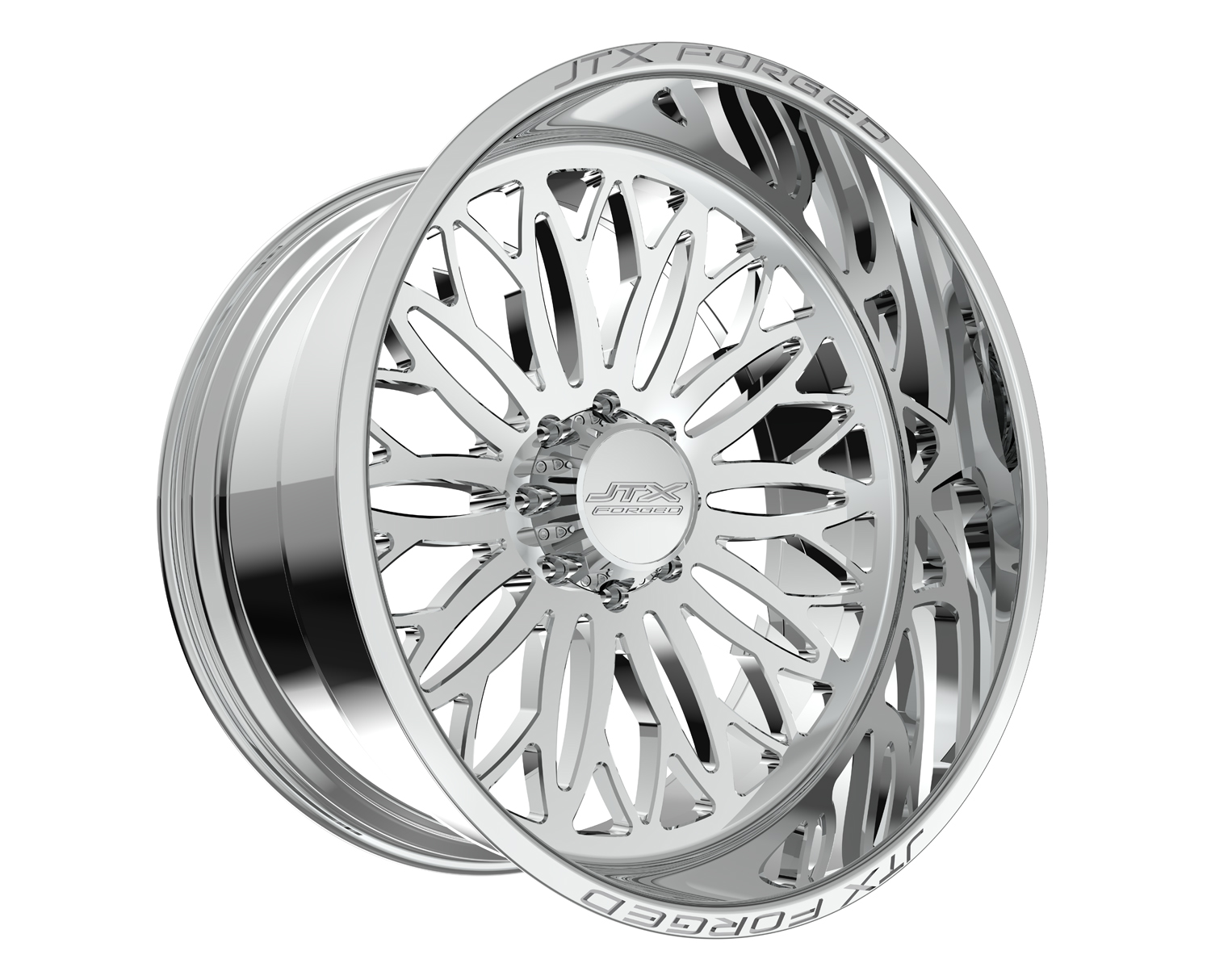 JTX Forged Concave Wheels Vanquish Polished 22x10 -25mm Offset