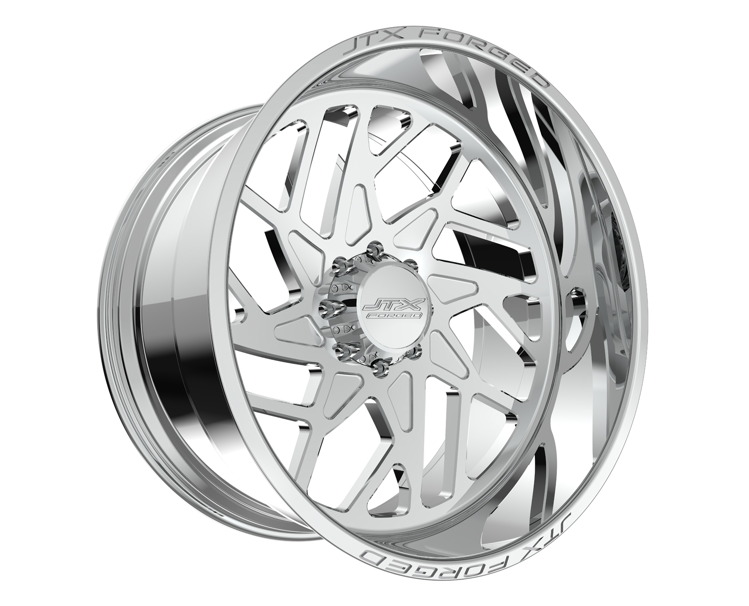 JTX Forged Concave Wheels Chief Polished 22x10 -25mm Offset