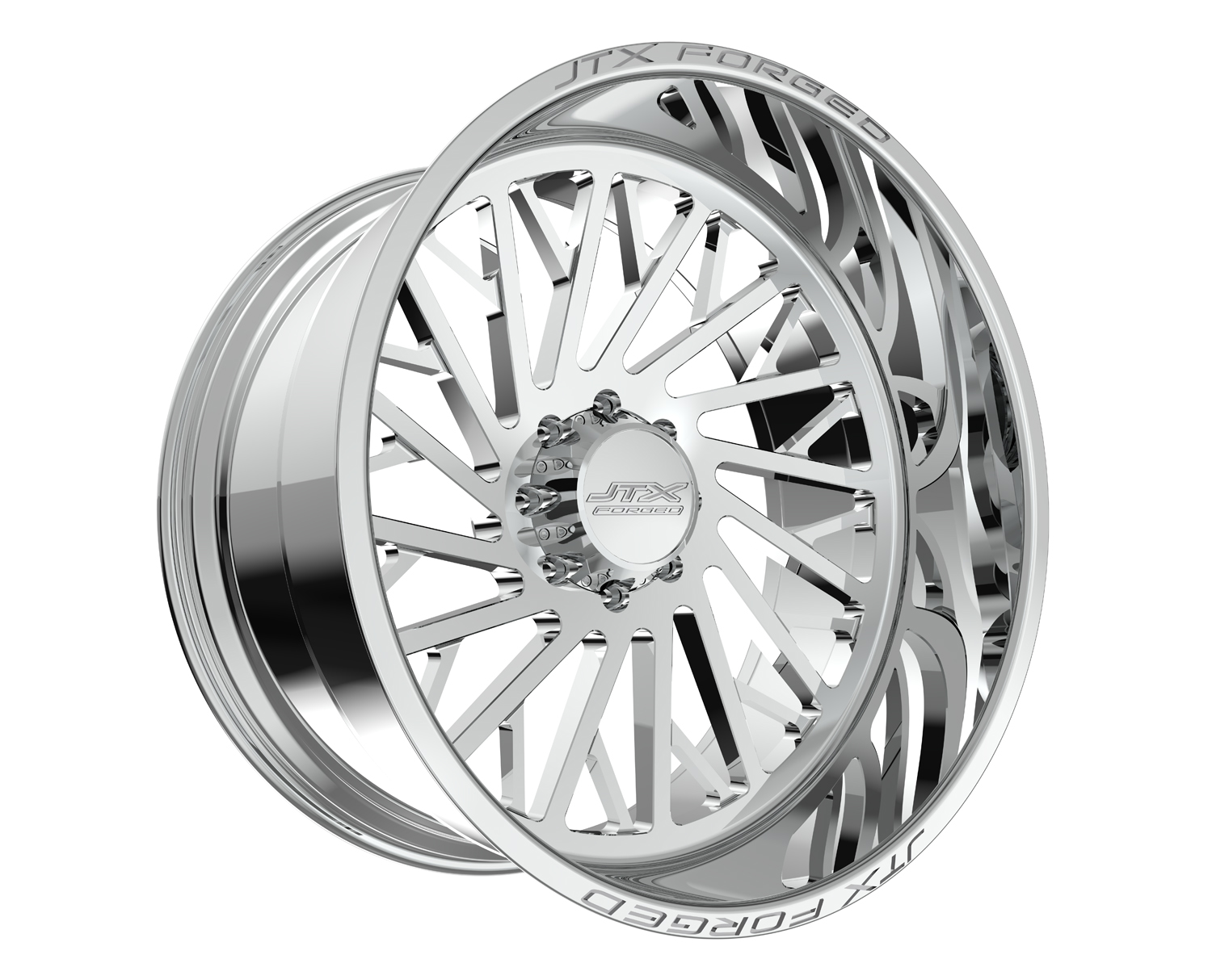 JTX Forged Concave Wheels Dominion Polished 22x10 -25mm Offset