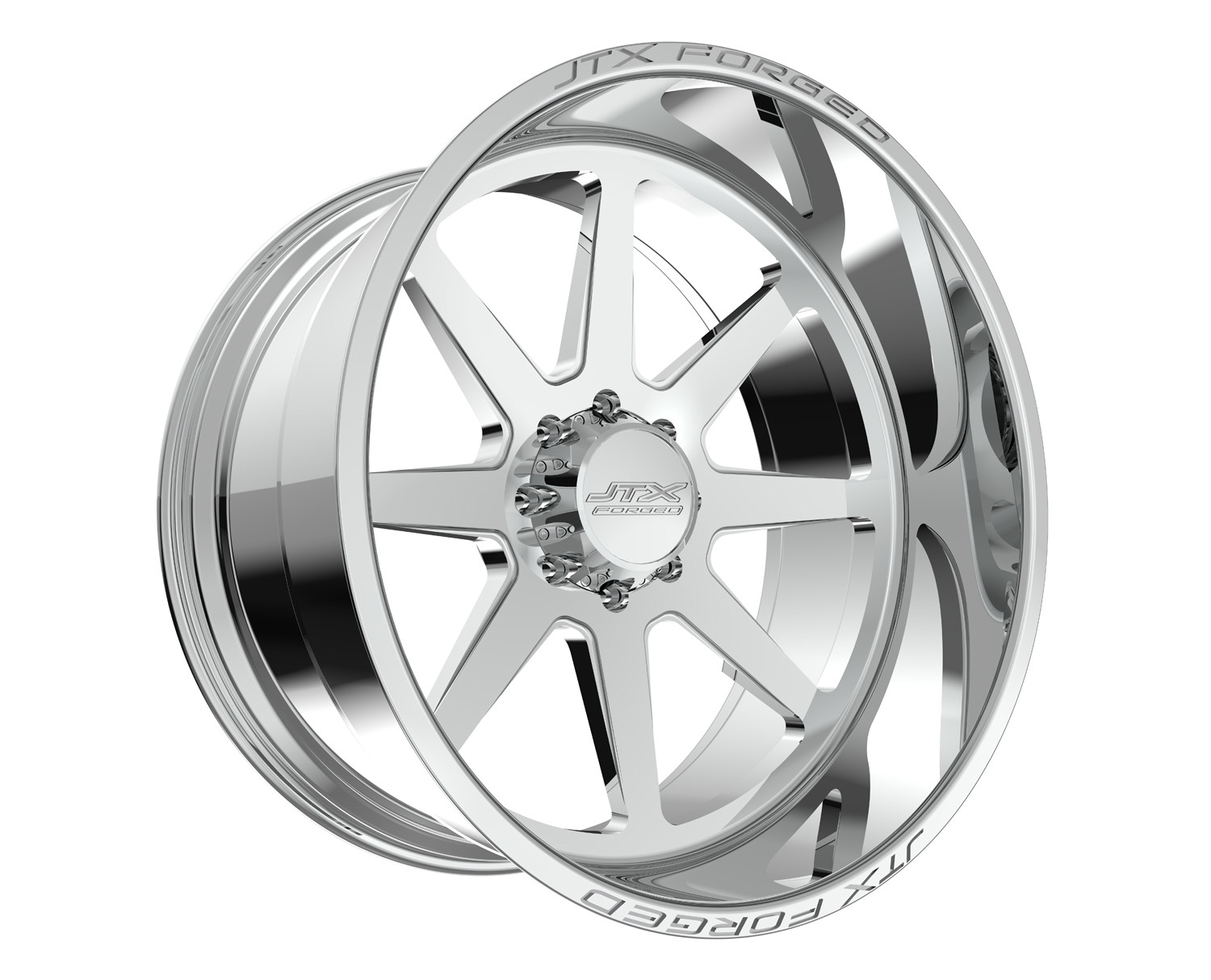 JTX Forged Concave Wheels Dime Polished 30x16 -101mm Offset