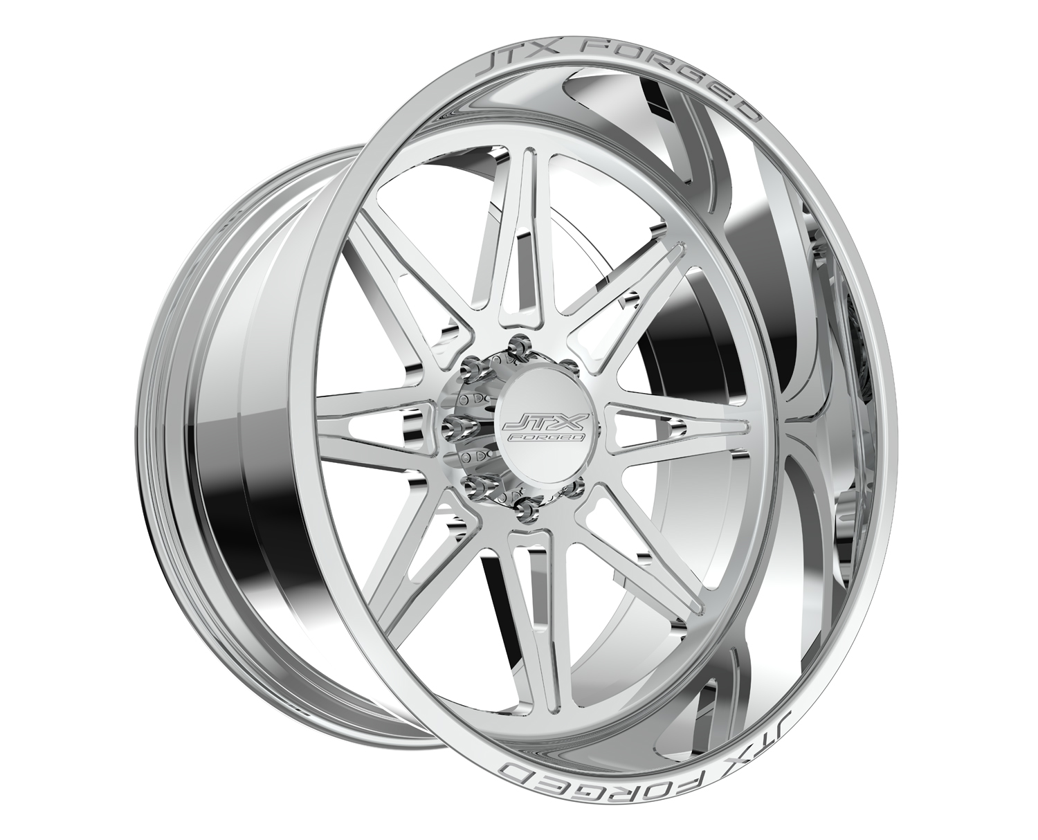 JTX Forged Concave Wheels Capo Polished 22x10 -25mm Offset