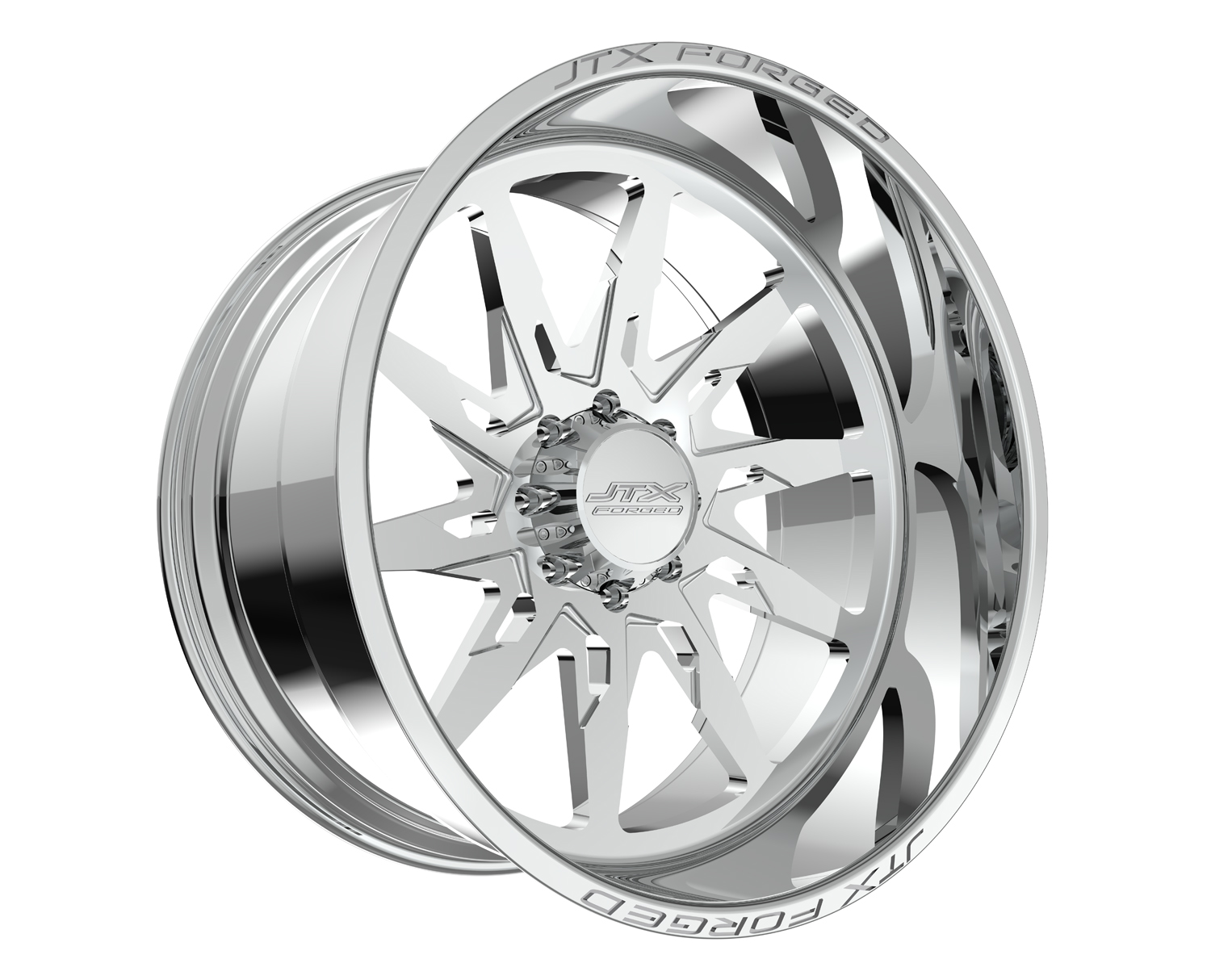 JTX Forged Concave Wheels Judge Polished 22x10 -25mm Offset