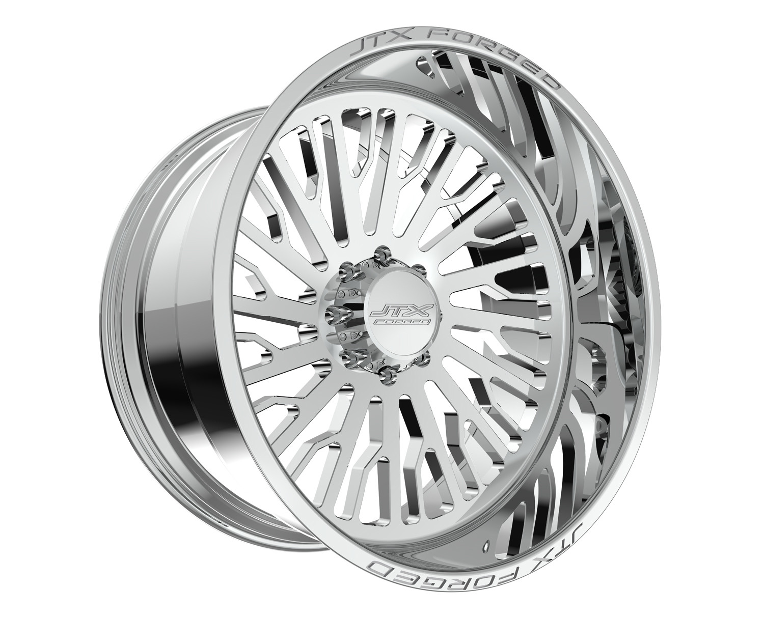 JTX Forged Concave Wheels Pike Polished 30x16 -101mm Offset