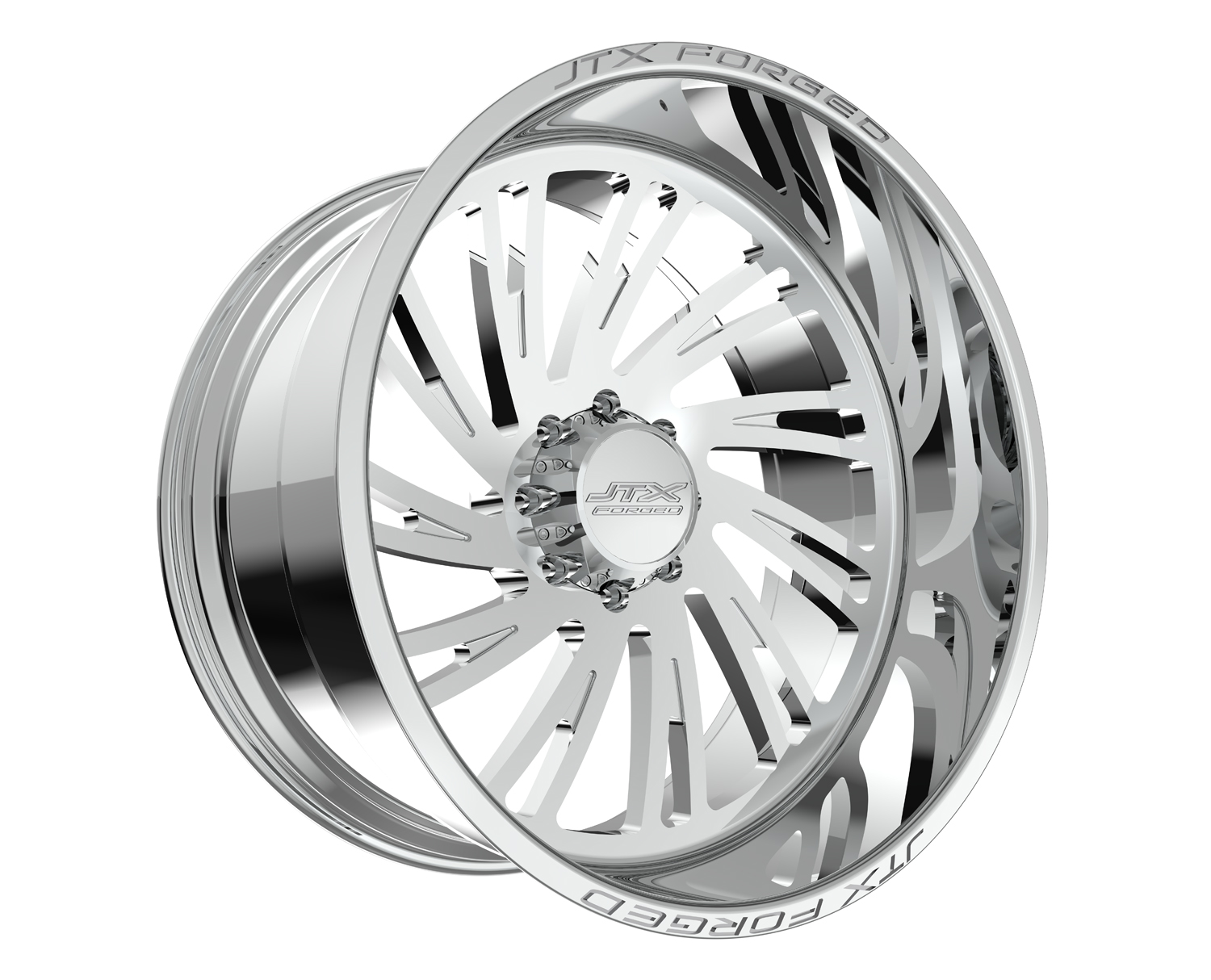 JTX Forged Concave Wheels Rumble Polished 22x10 -25mm Offset