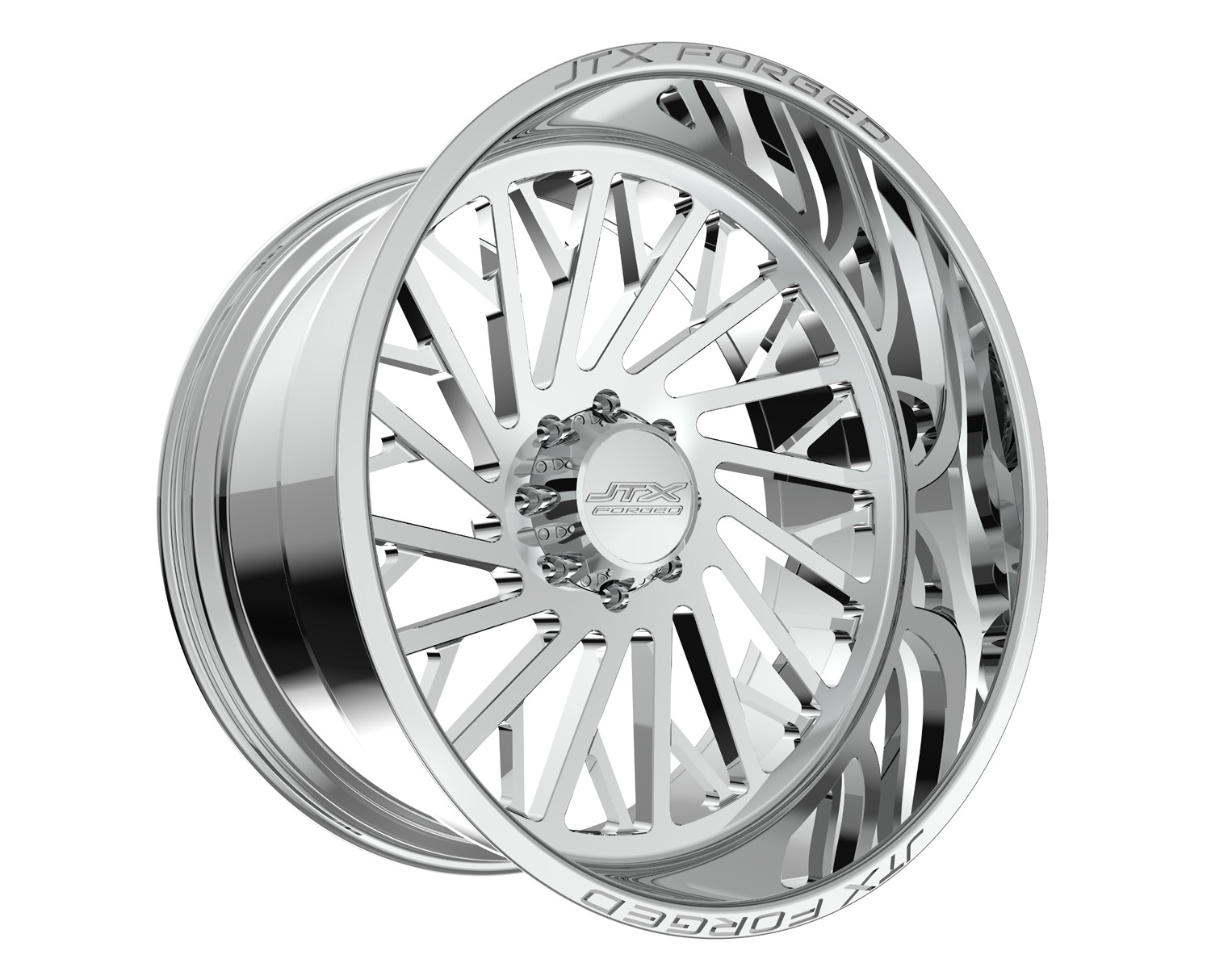 JTX Forged Concave Wheels Dominion Polished 30x16 -101mm Offset