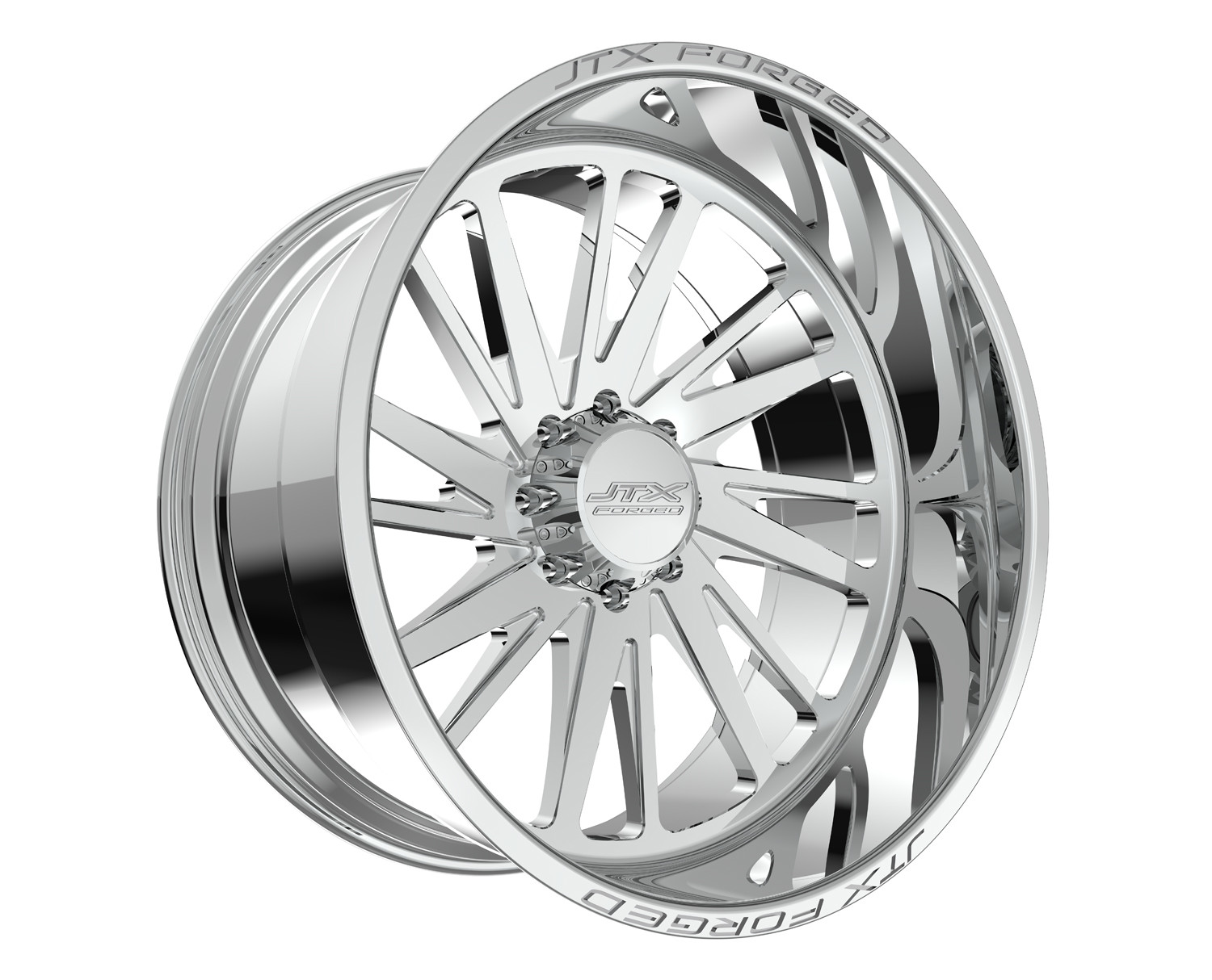 JTX Forged Concave Wheels Prodigy Polished 30x16 -101mm Offset