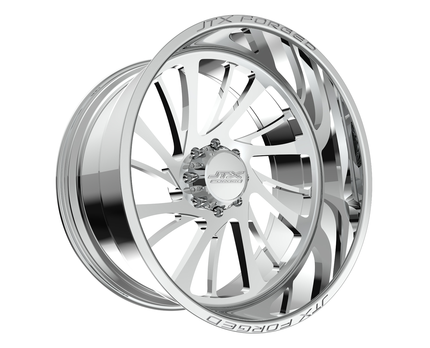JTX Forged Concave Wheels Raider Polished 22x10 -25mm Offset