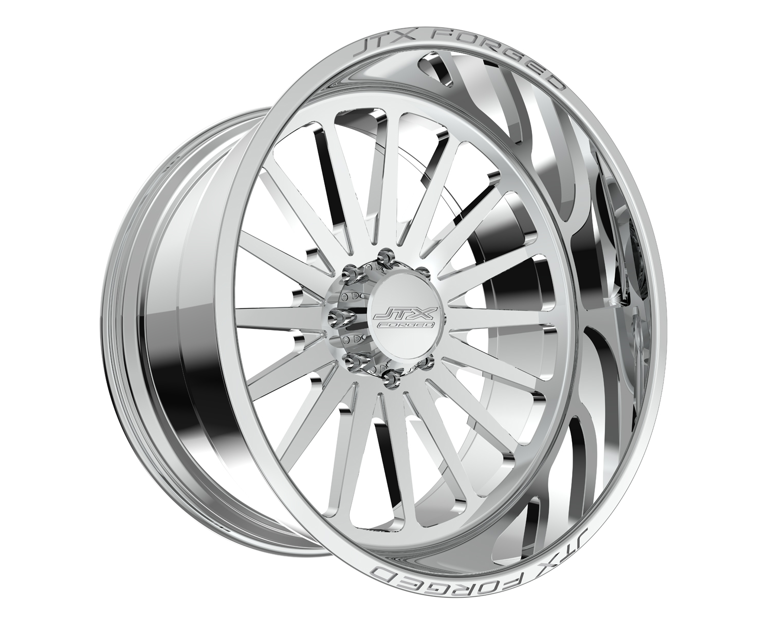 JTX Forged Concave Wheels Silencer Polished 22x10 -25mm Offset