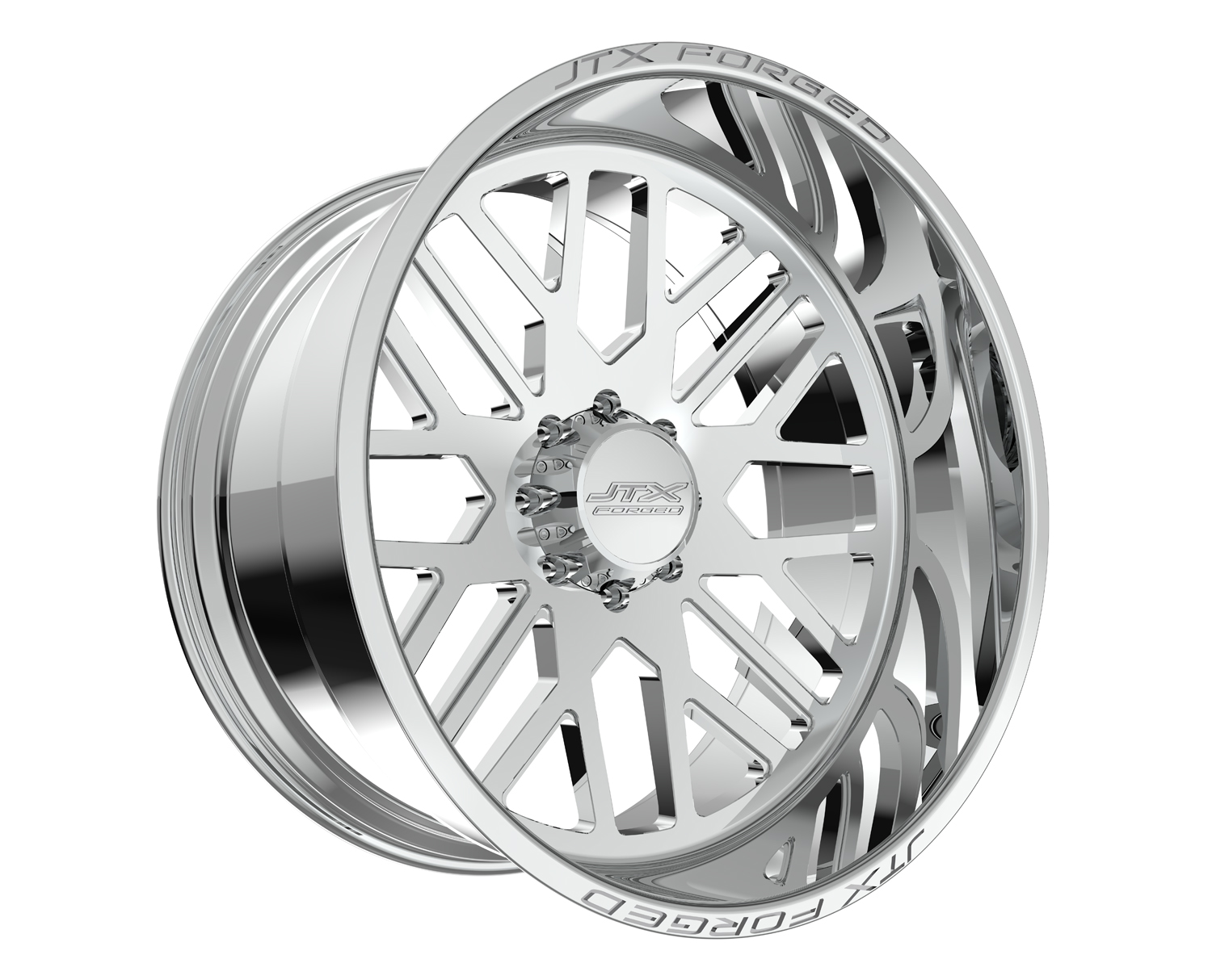 JTX Forged Concave Wheels Vertex Polished 22x10 -25mm Offset