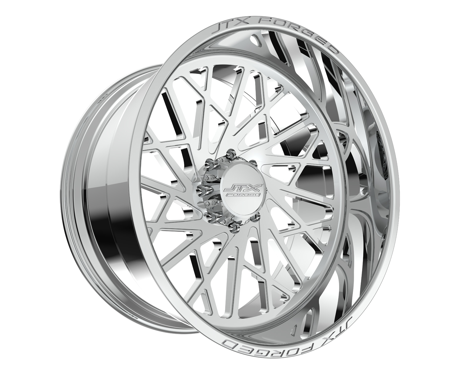 JTX Forged Concave Wheels Trinity Polished 22x10 -25mm Offset
