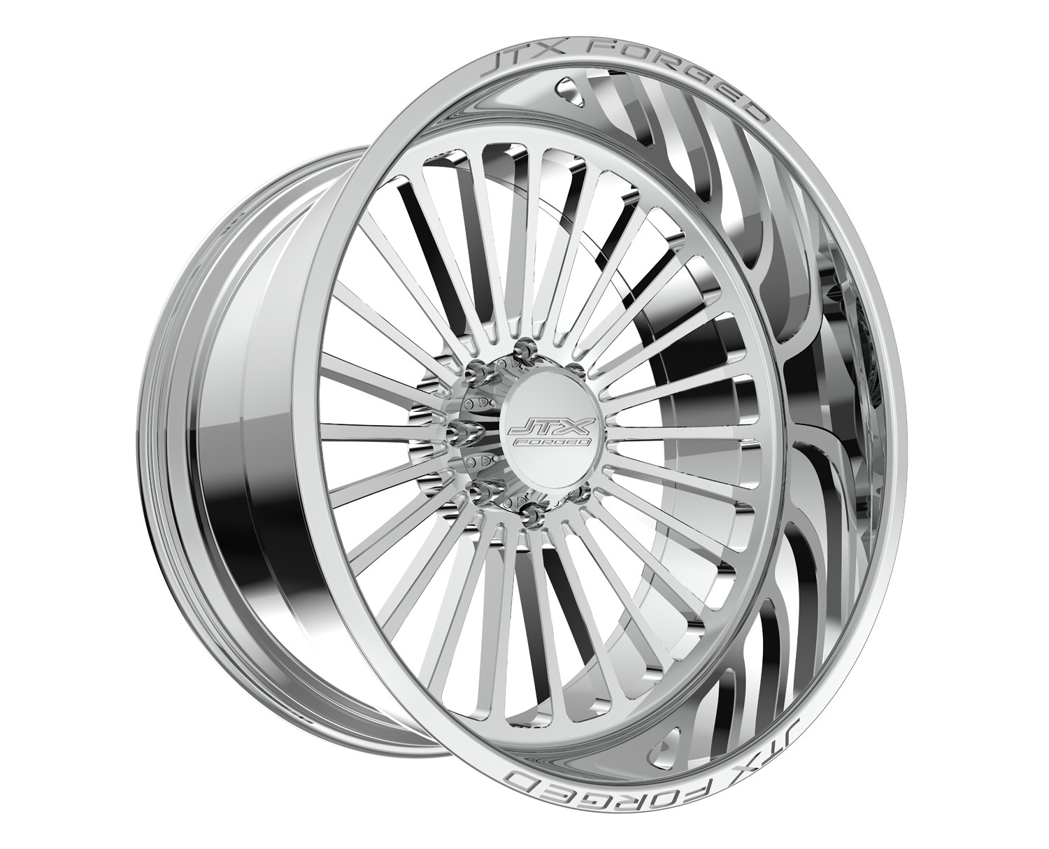 JTX Forged Concave Wheels S-203 Polished 28x14 -76mm Offset