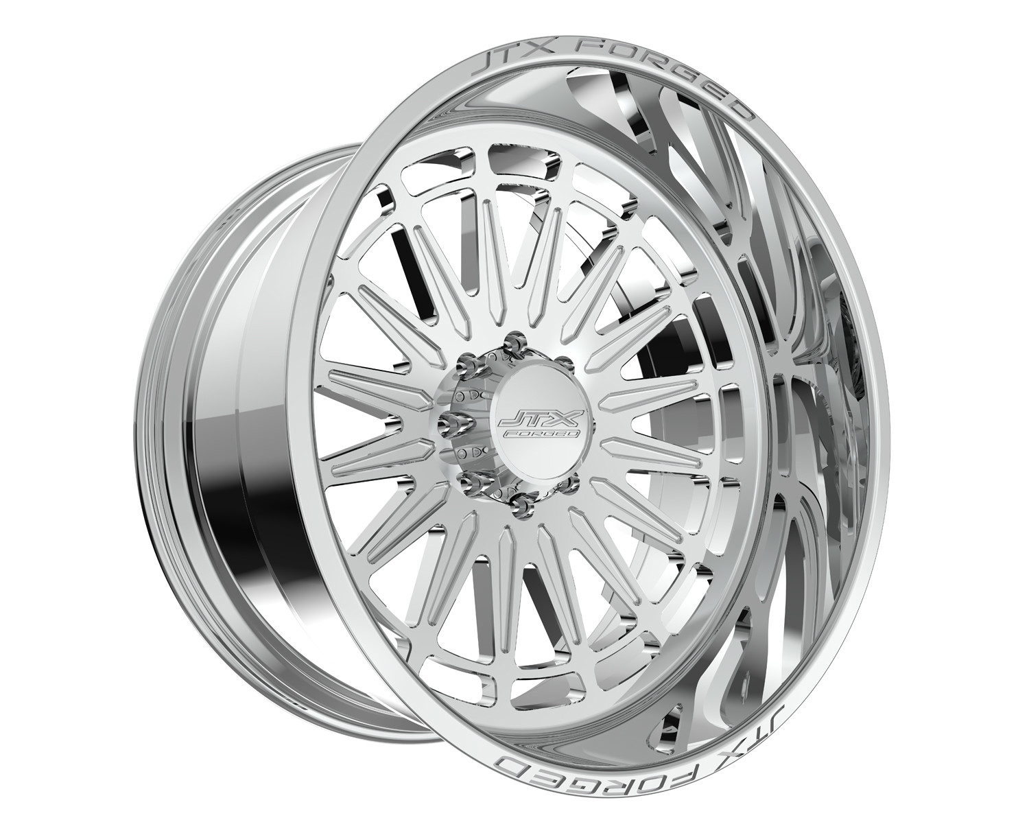 JTX Forged Concave Wheels Schizo MAX Polished 30x16 -101mm Offset