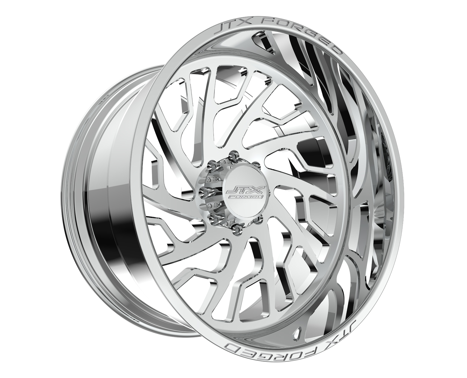JTX Forged Concave Wheels Felon Polished 22x10 -25mm Offset