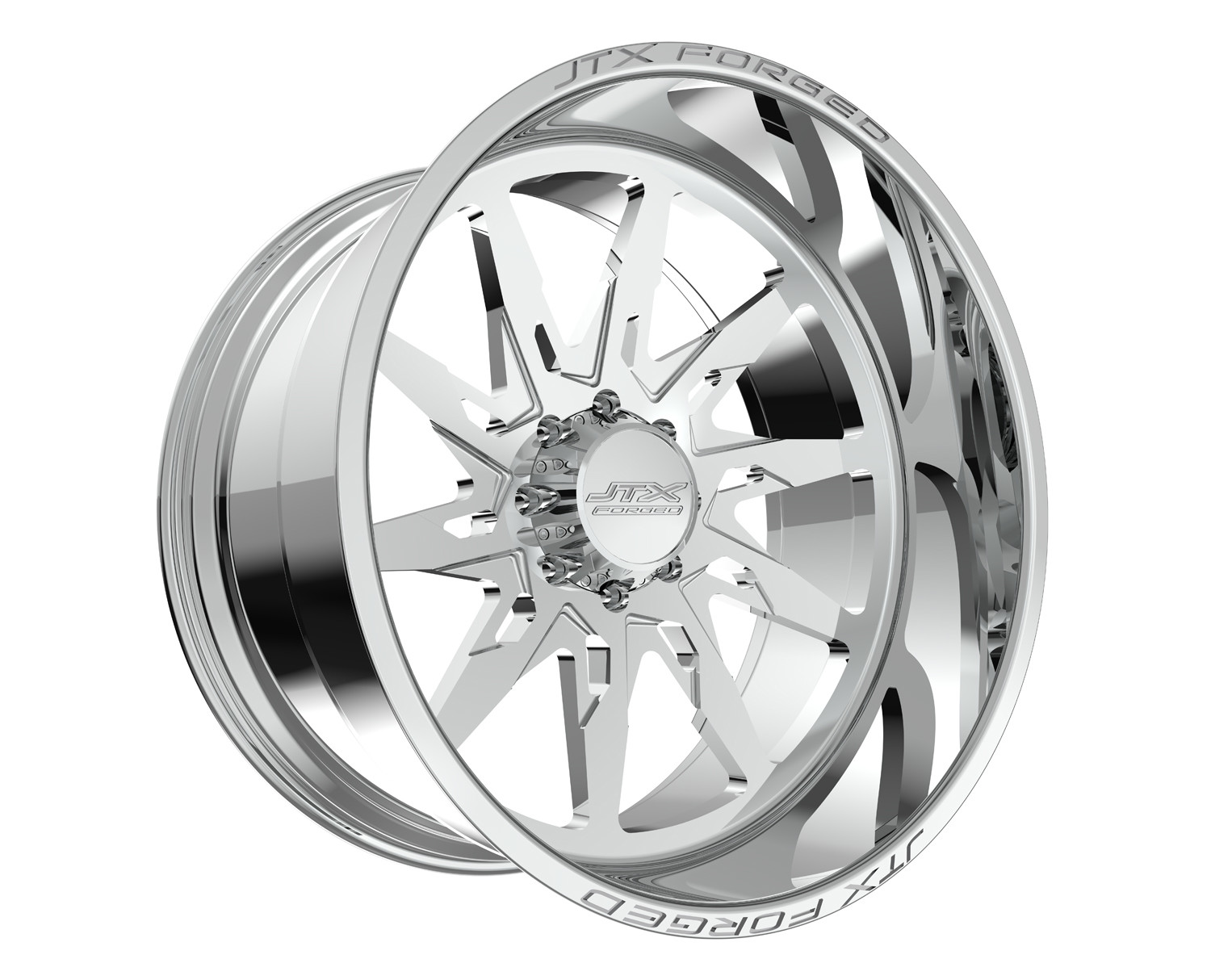 JTX Forged Concave Wheels Judge Polished 30x16 -101mm Offset