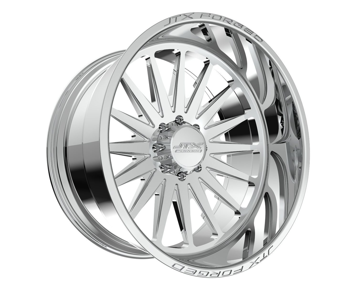 JTX Forged Concave Wheels Inhibitor Polished 22x10 -25mm Offset