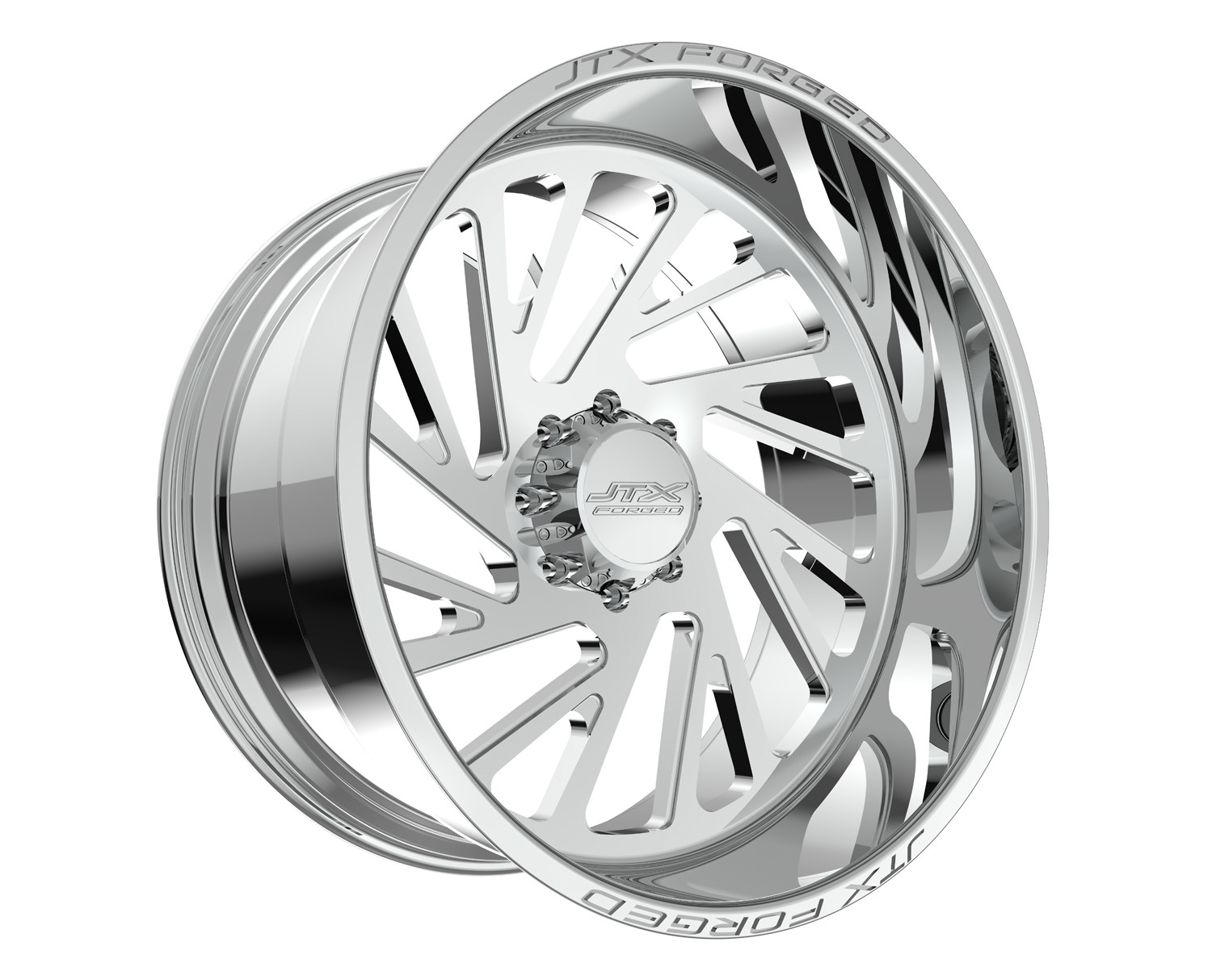 JTX Forged Concave Wheels Zone Polished 28x14 -76mm Offset