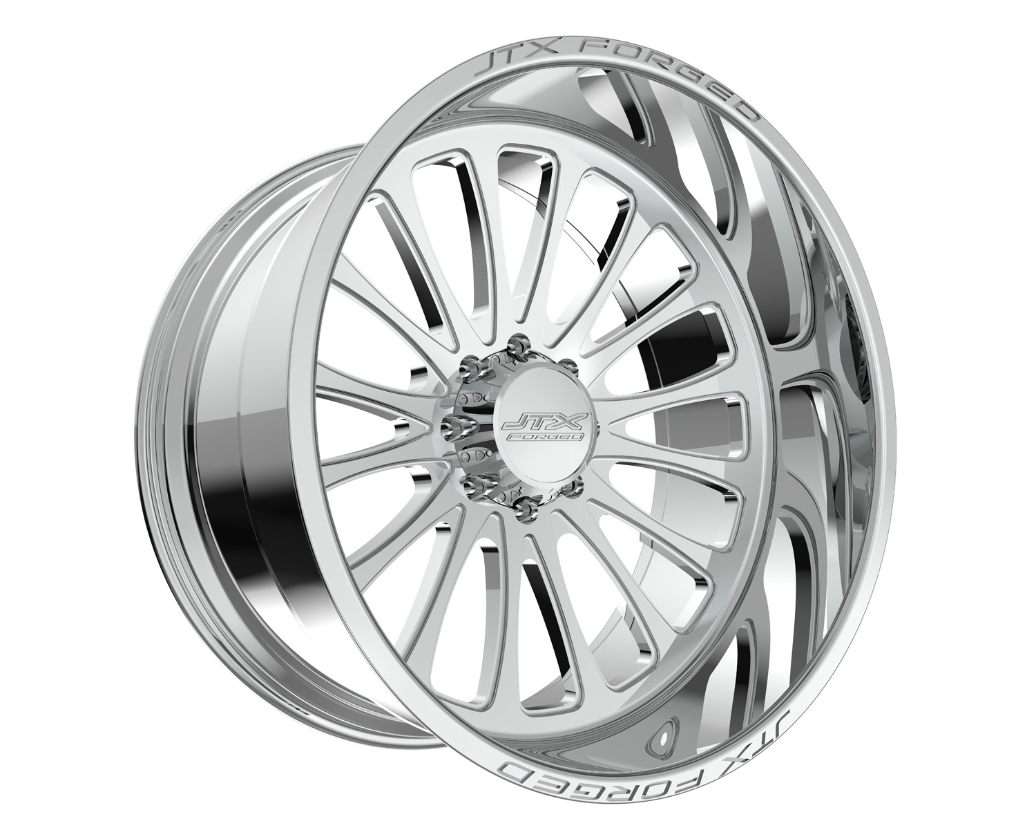 JTX Forged Concave Wheels Infinity Polished 30x16 -101mm Offset