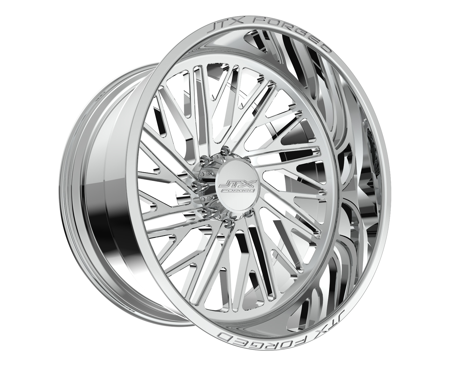 JTX Forged Concave Wheels S-204 Polished 22x10 -25mm Offset