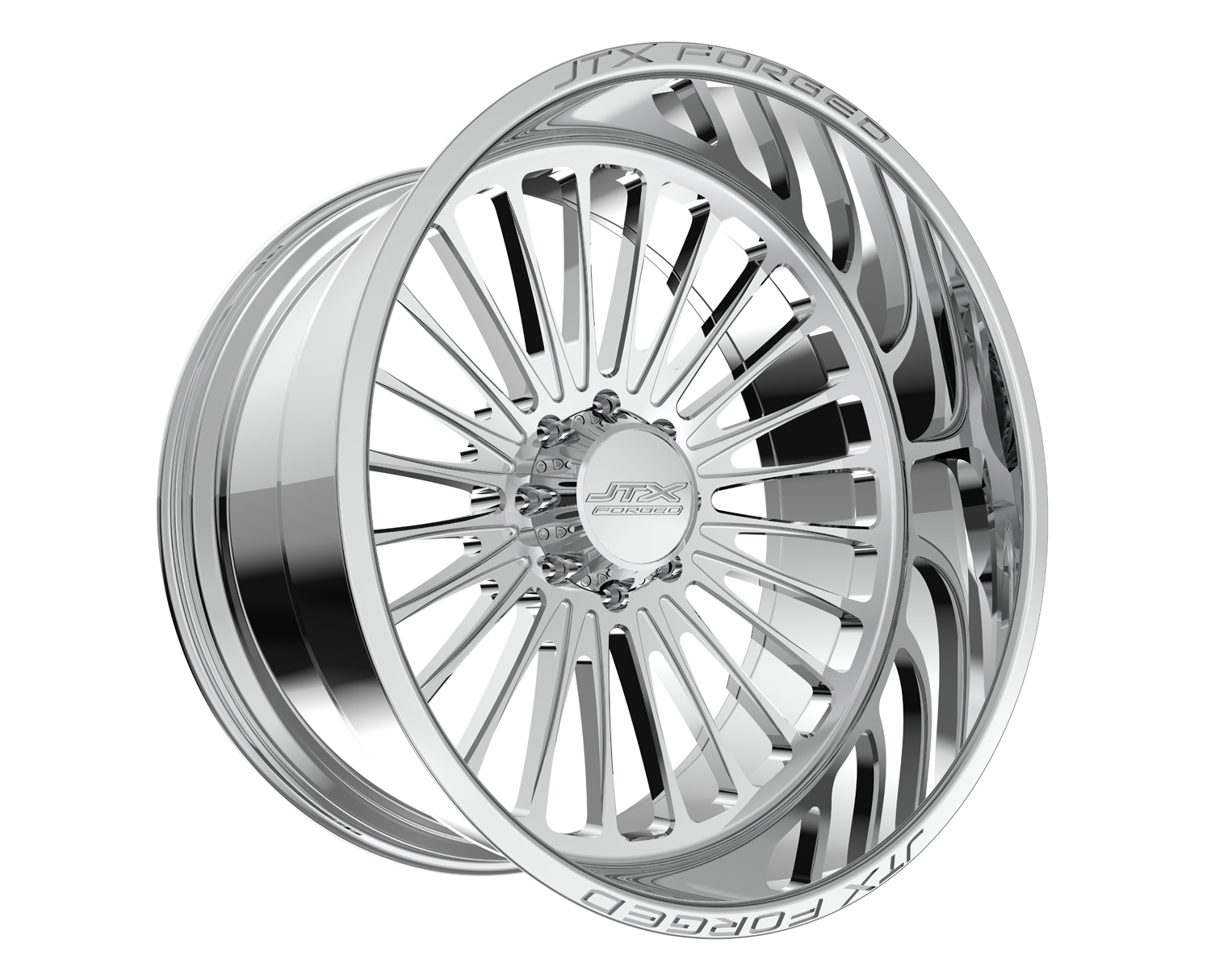 JTX Forged Concave Wheels Scathe Polished 22x10 -25mm Offset