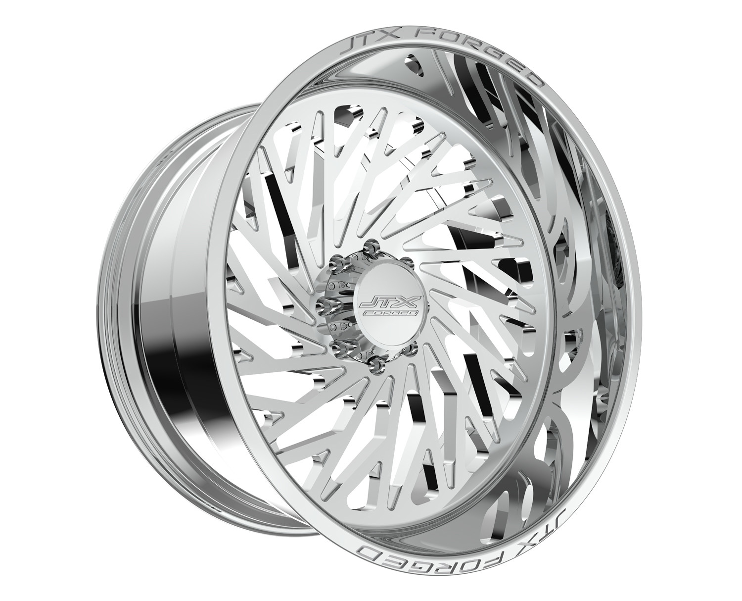 JTX Forged Concave Wheels Empire Polished 28x14 -76mm Offset