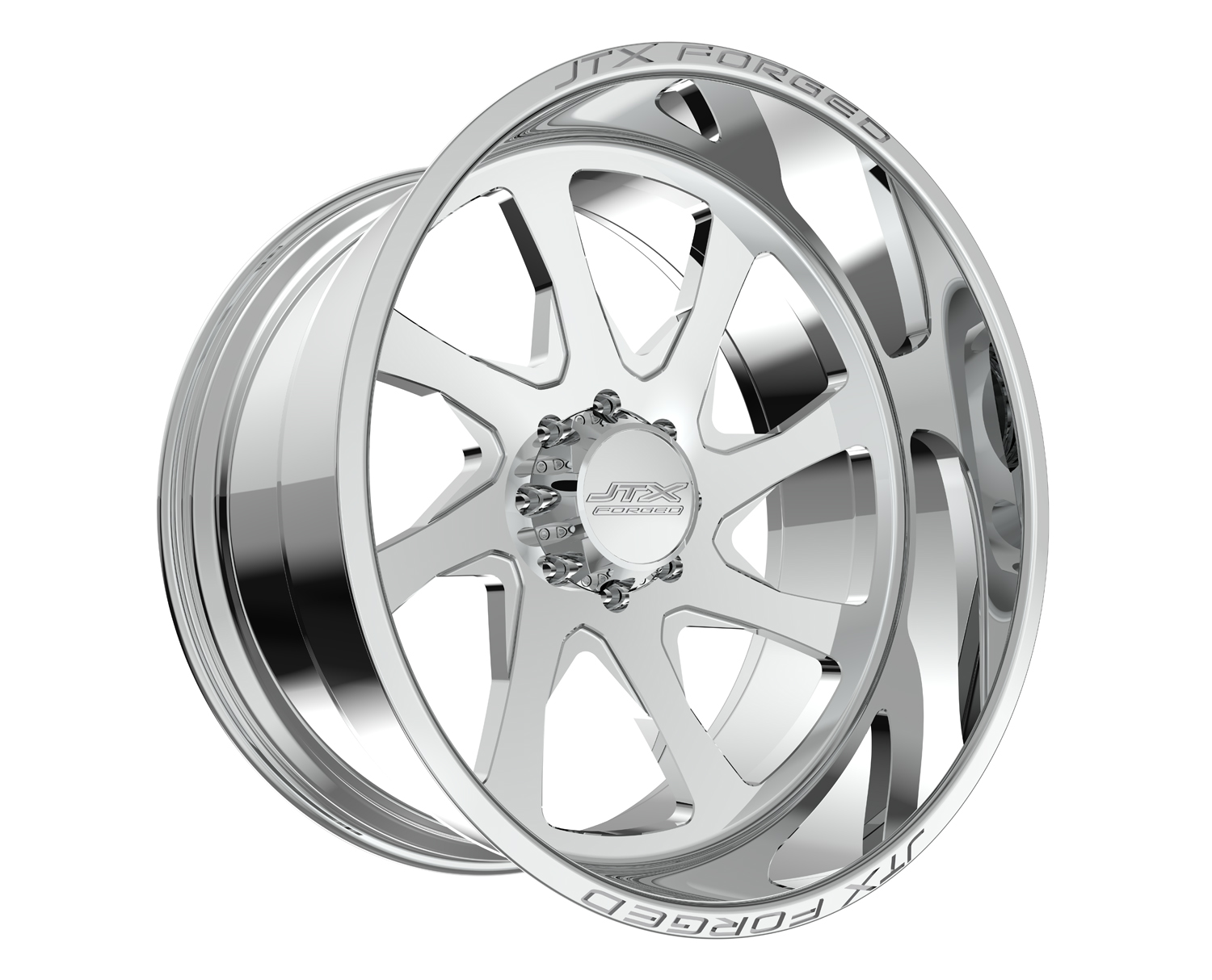 JTX Forged Concave Wheels Veil Polished 22x10 -25mm Offset