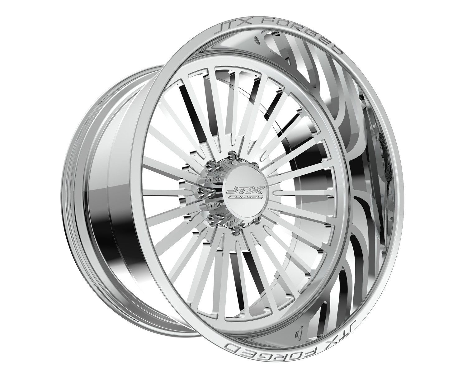 JTX Forged Concave Wheels Suppressor Polished 30x16 -101mm Offset