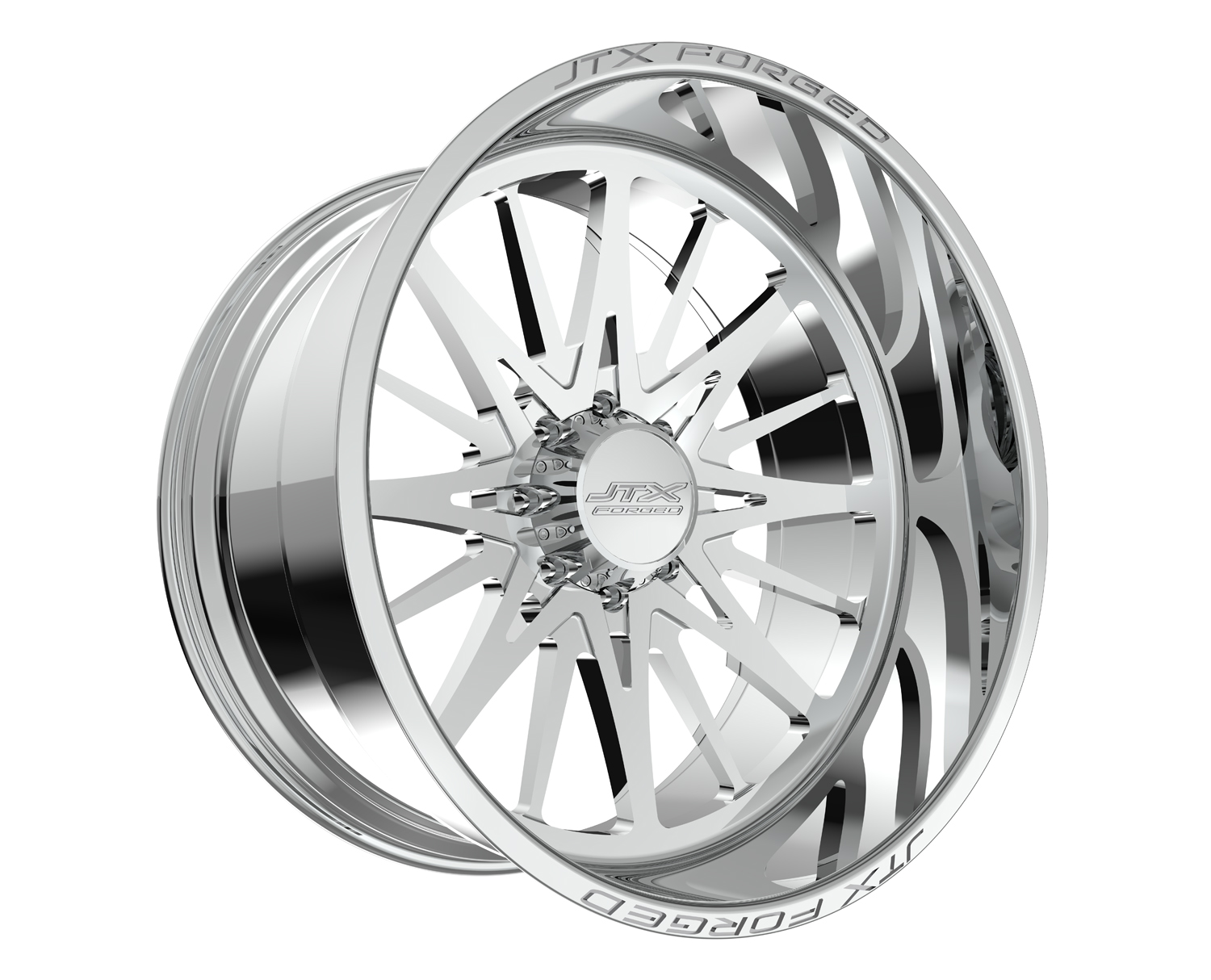 JTX Forged Concave Wheels Commander Polished 22x10 -25mm Offset