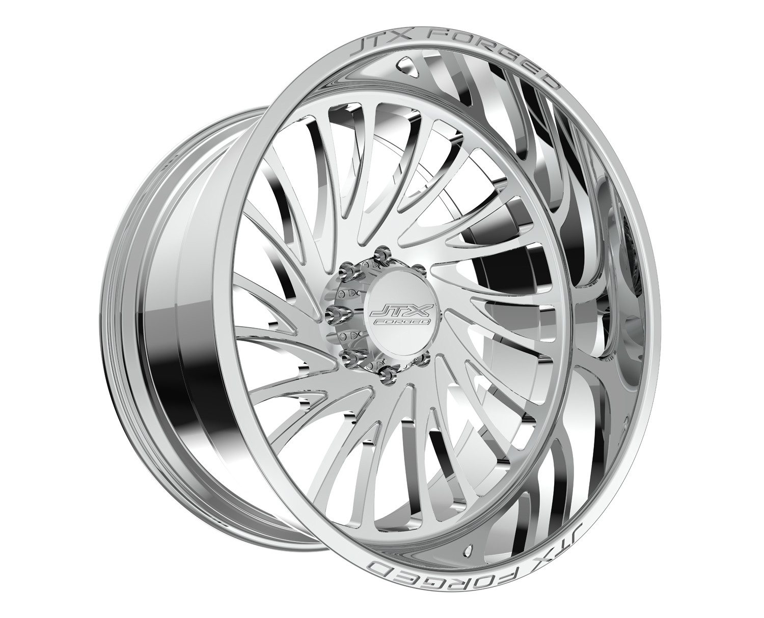 JTX Forged Concave Wheels Prophet Polished 28x14 -76mm Offset