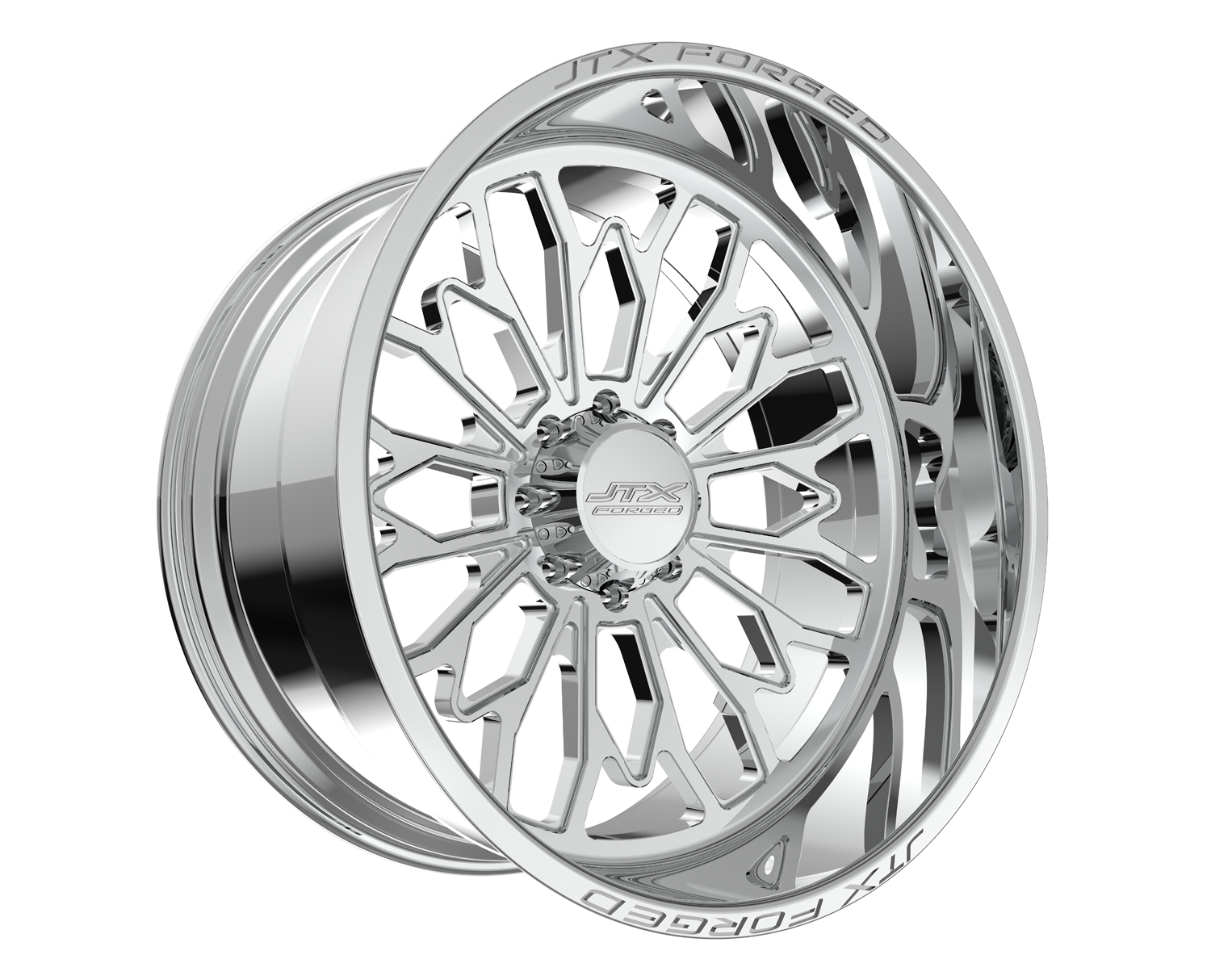 JTX Forged Concave Wheels Pinnacle Polished 22x10 -25mm Offset