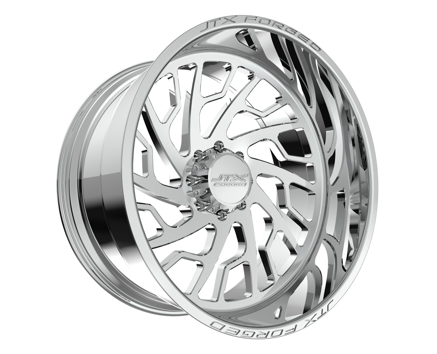 JTX Forged Concave Wheels Felon Polished 30x16 -101mm Offset